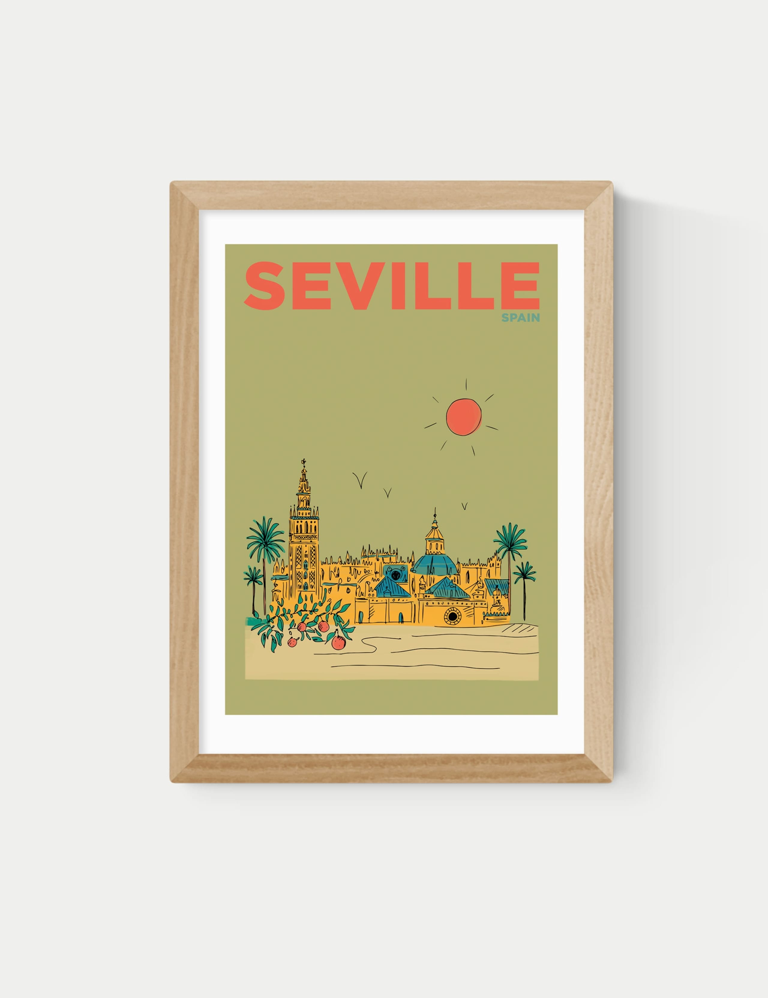 Seville Framed Art Print