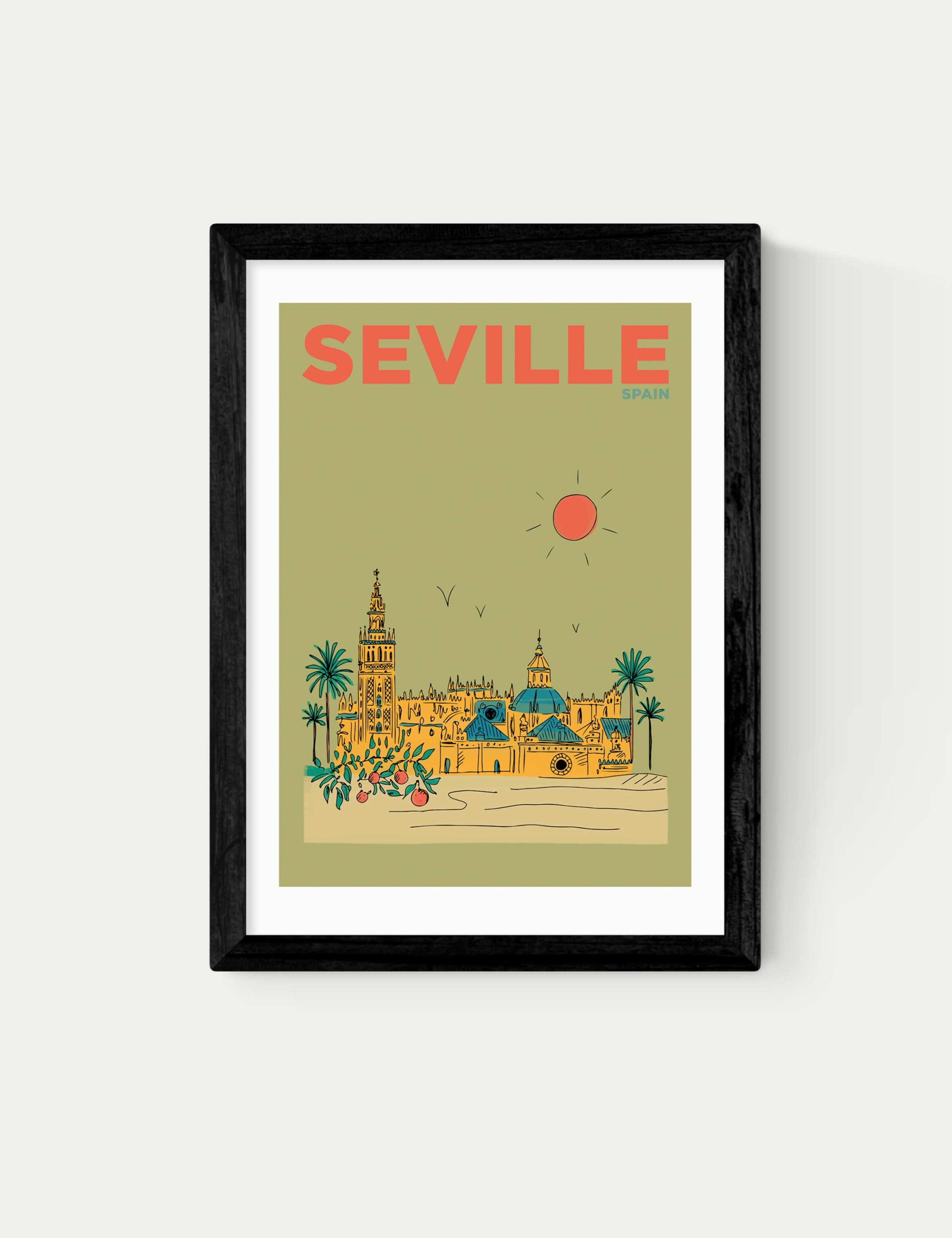 Seville Framed Art Print