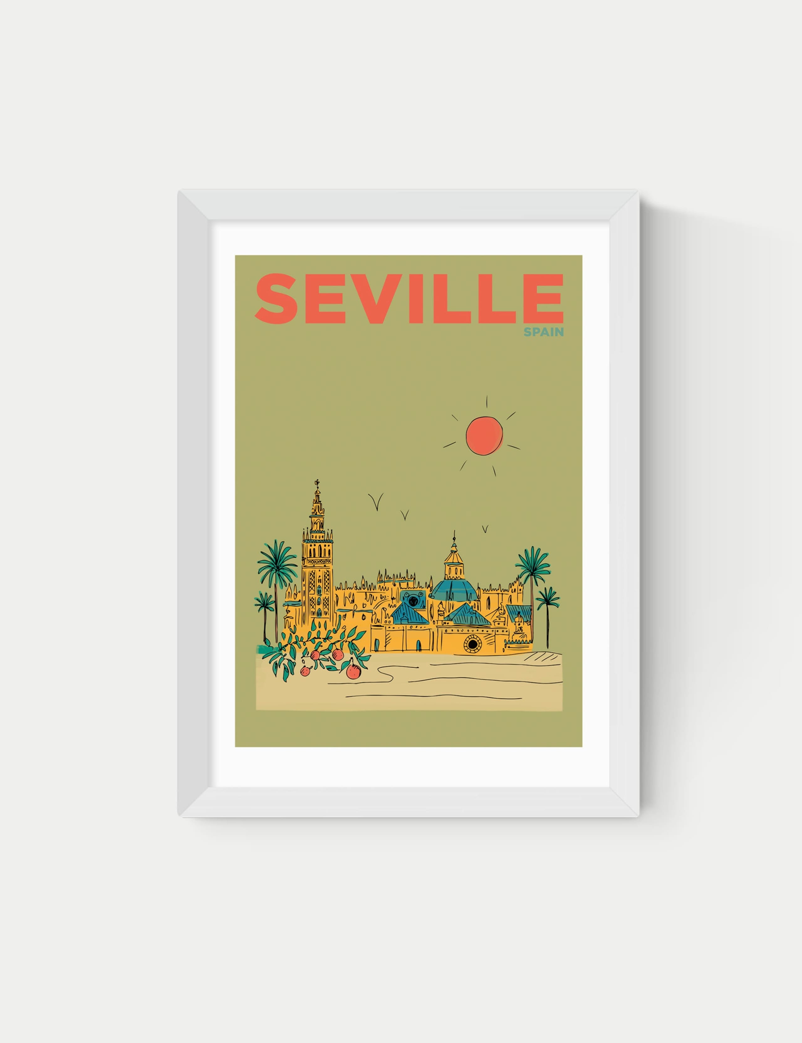 Seville Framed Art Print