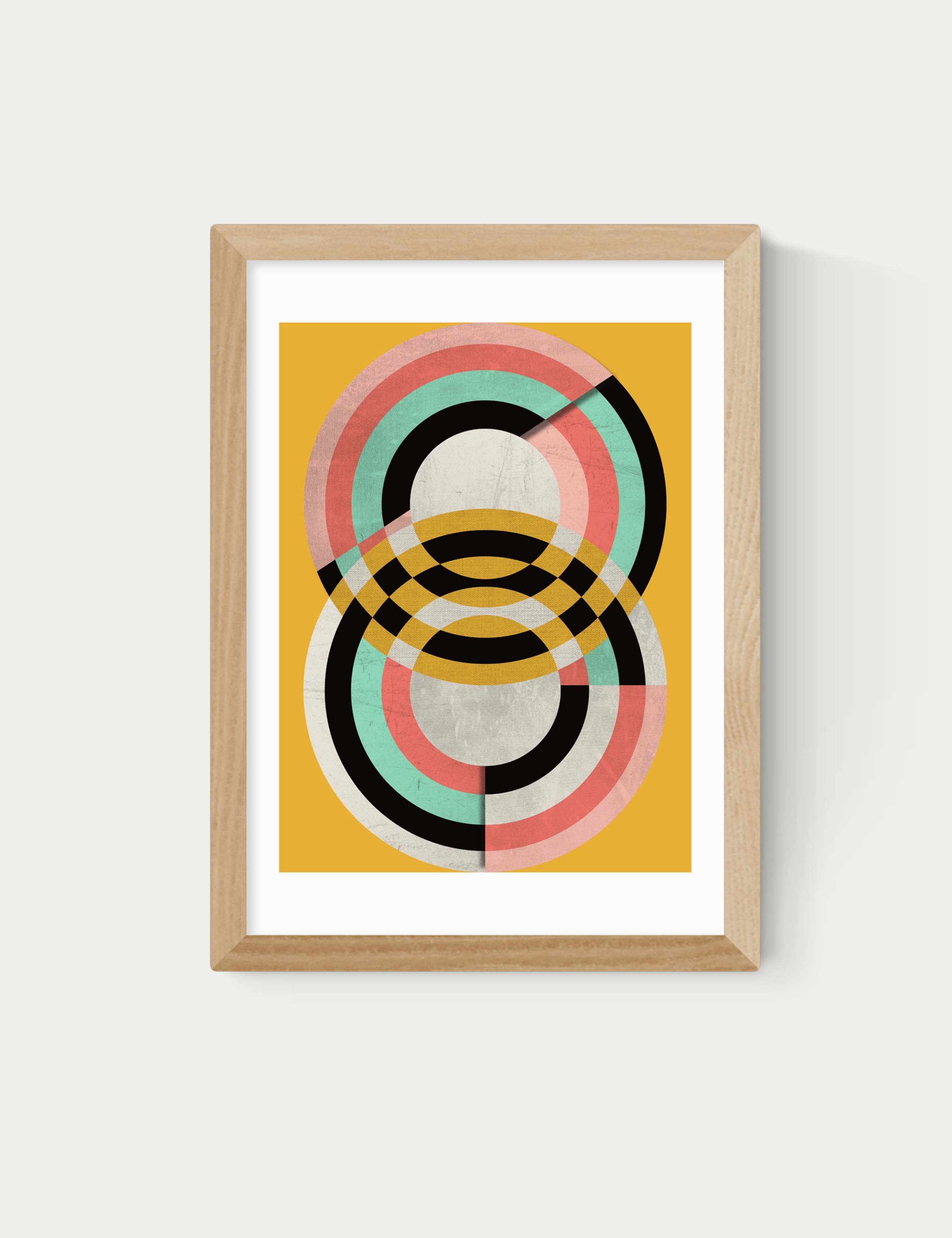 Graphic 7 Abstract Framed Art