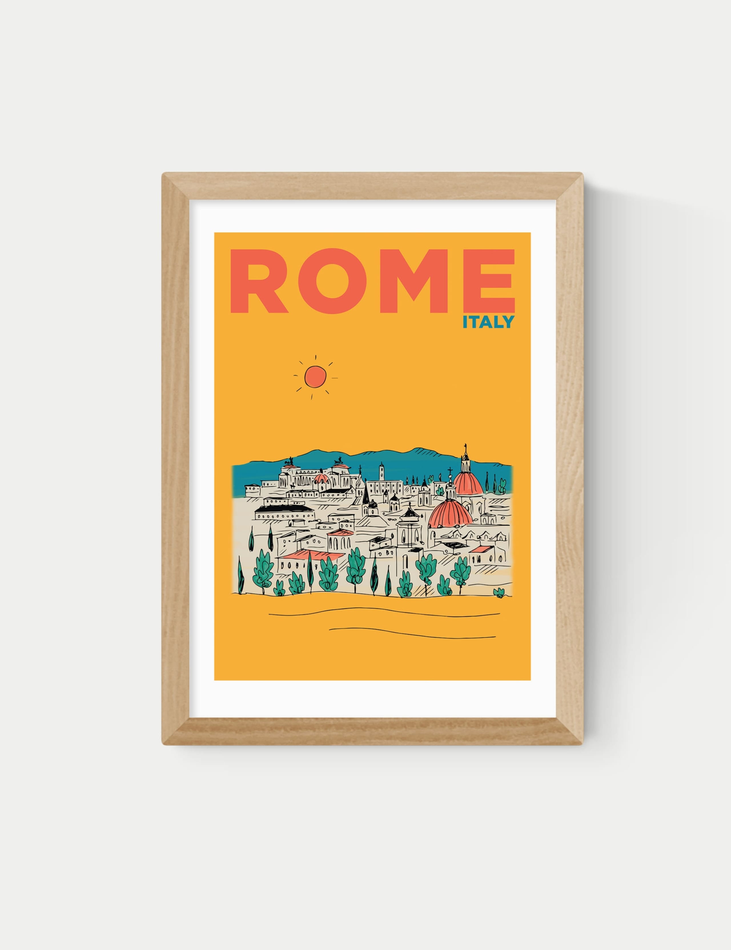 Rome Framed Art