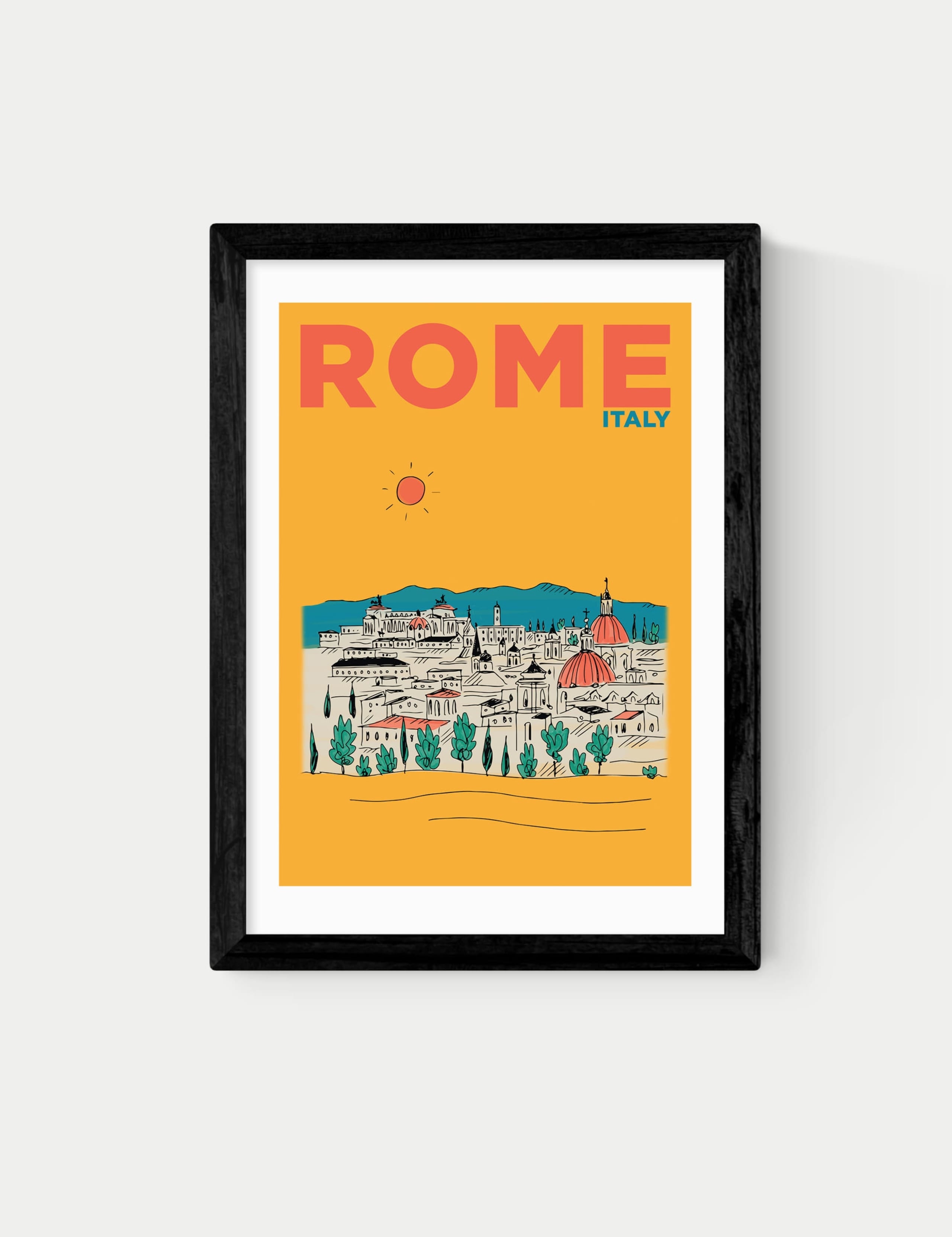 Rome Framed Art