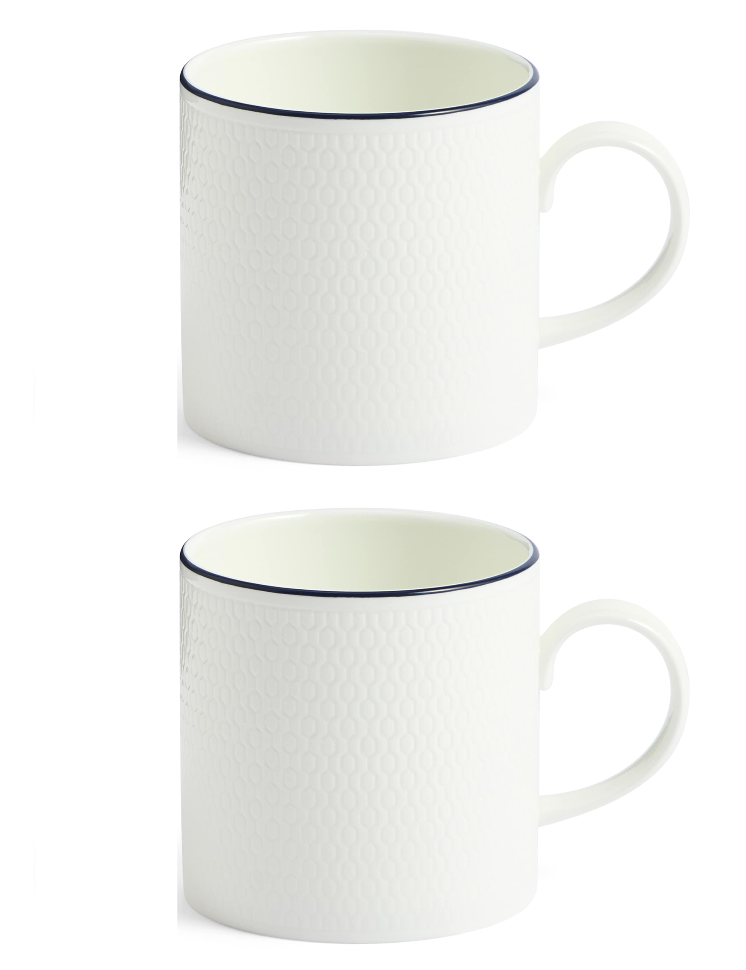 2 Piece Wedgwood Gio Blue Mug Set 293ml