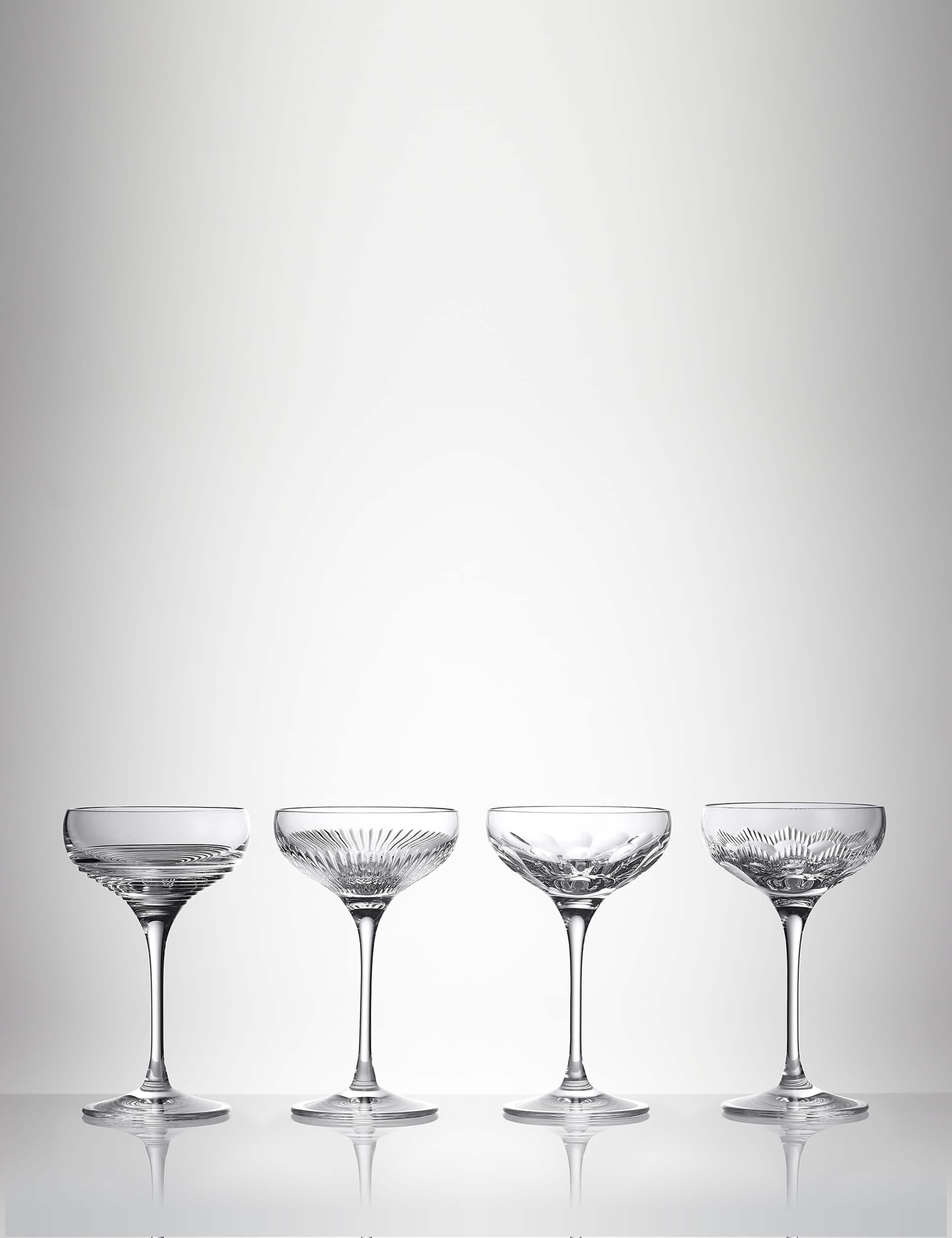 Set of 4 Mixology Coupe Glasses
