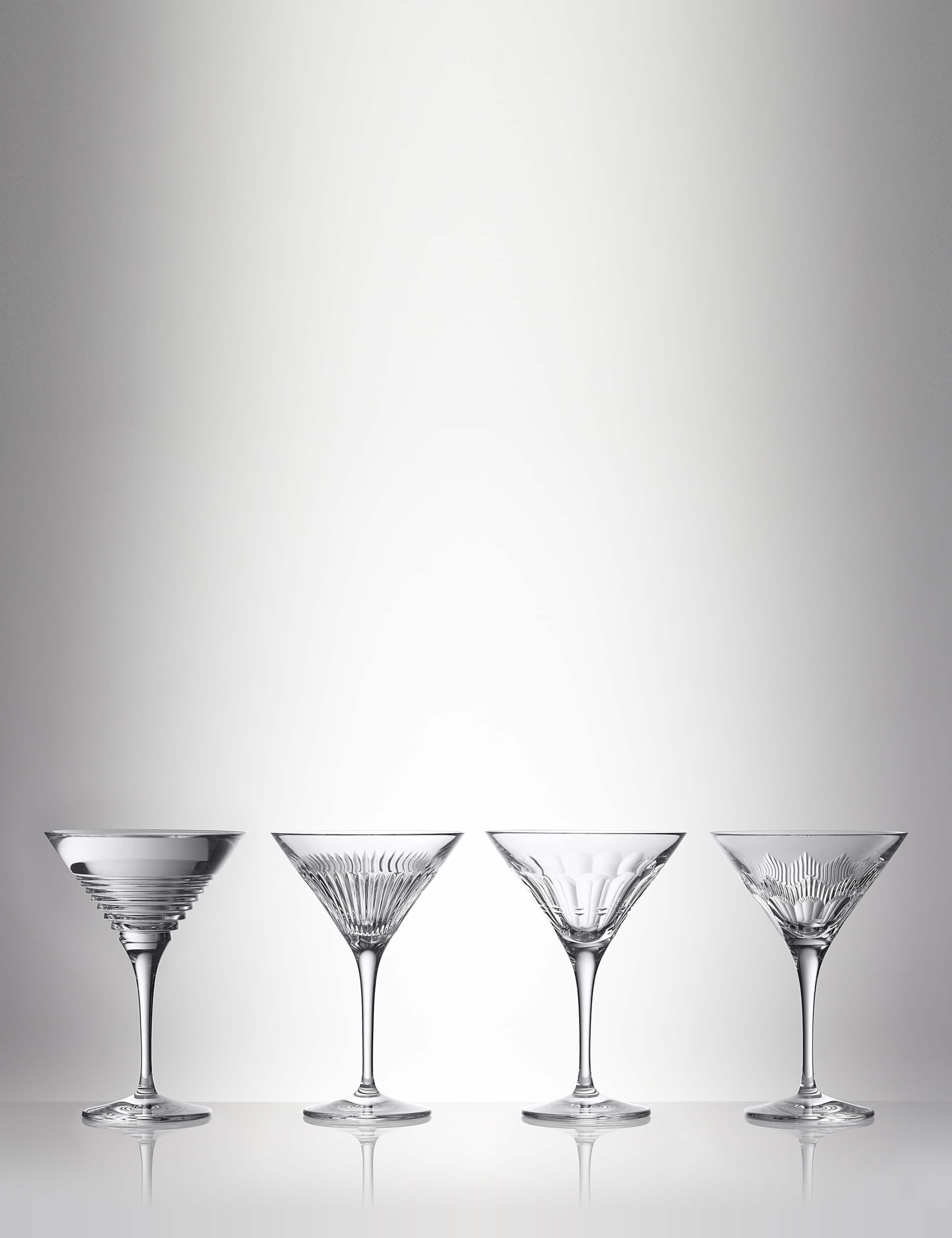 Set of 4 Mixology Martini Glasses