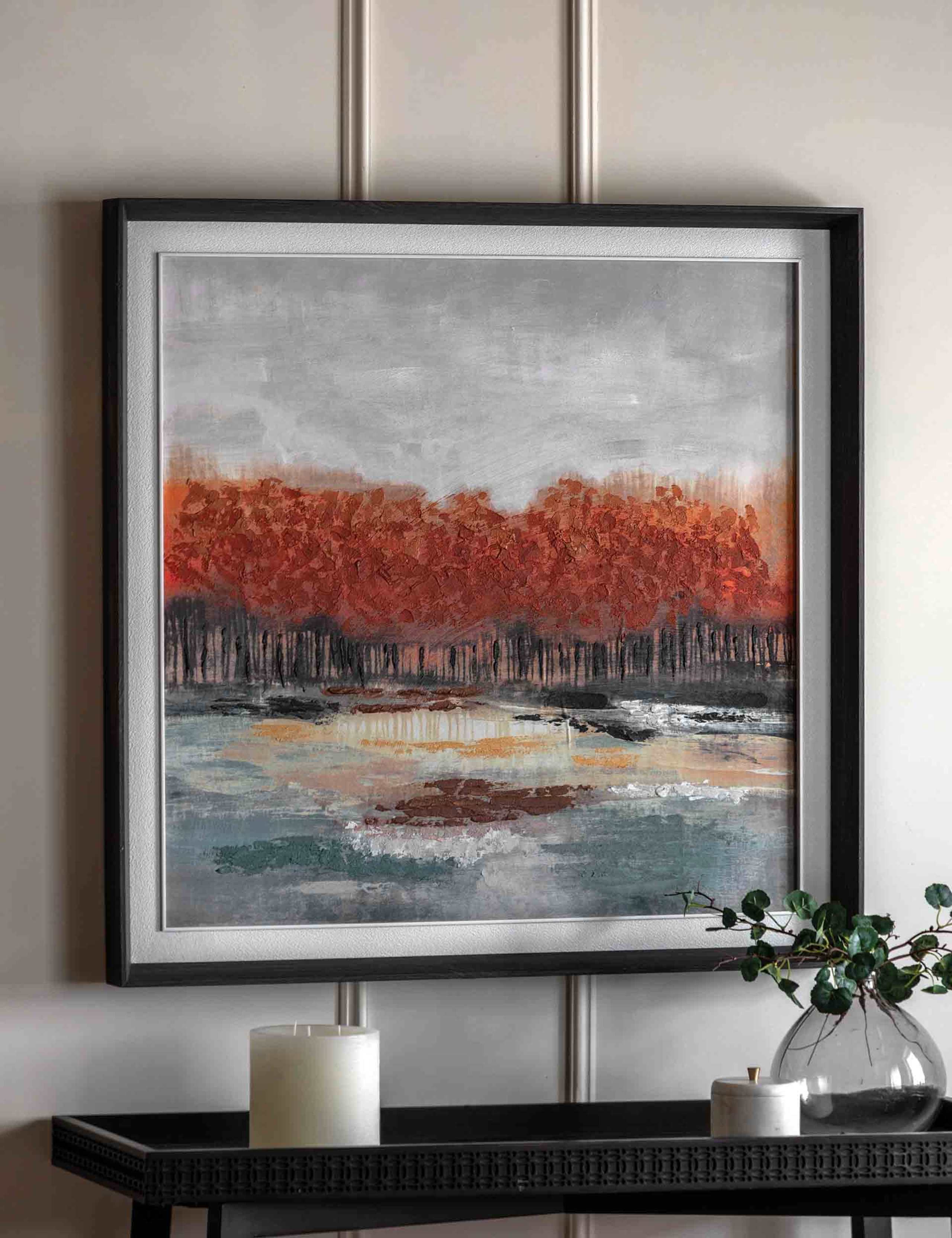 Vibrant Vision Framed Canvas