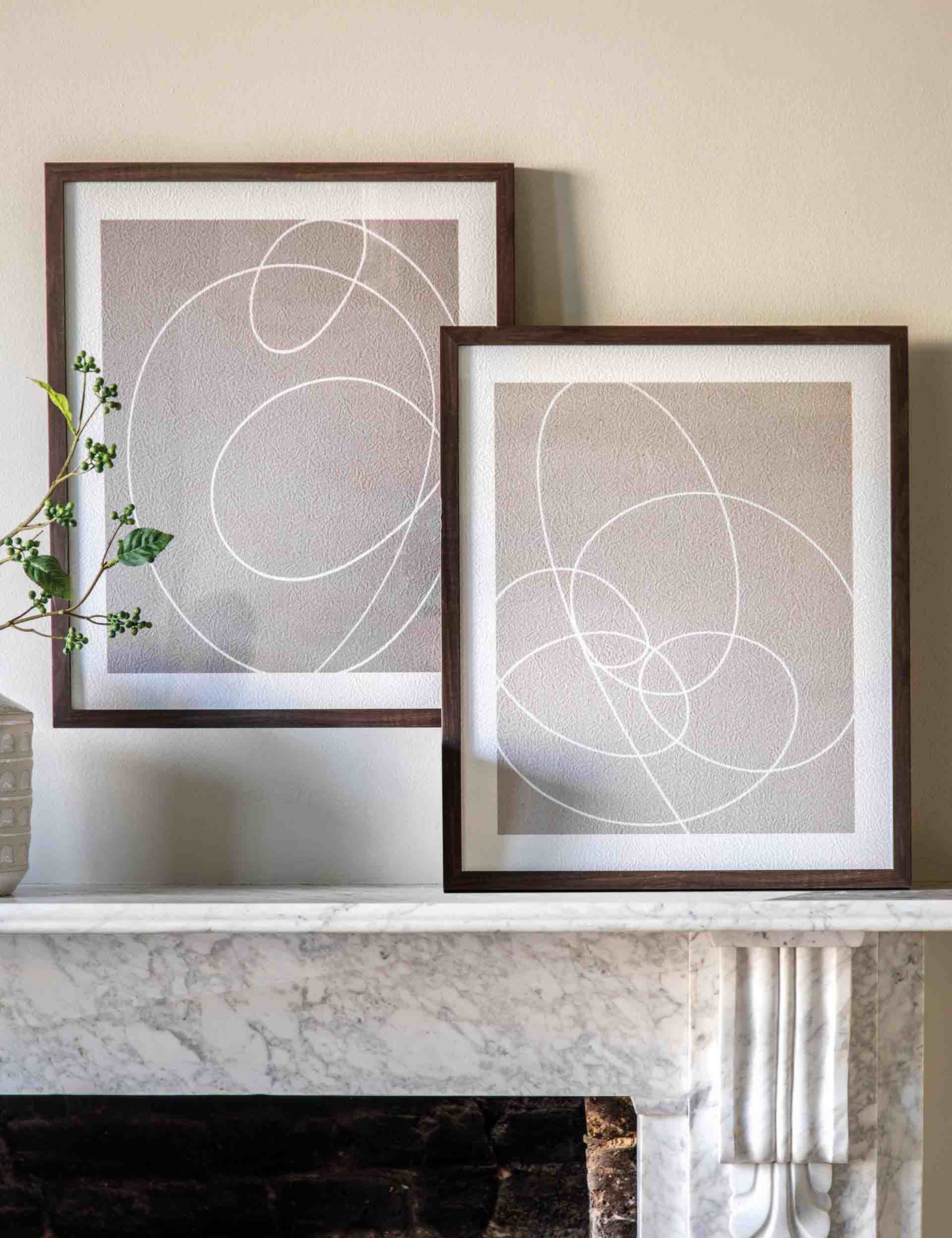 Set of 2 Continuation Framed Wall Art