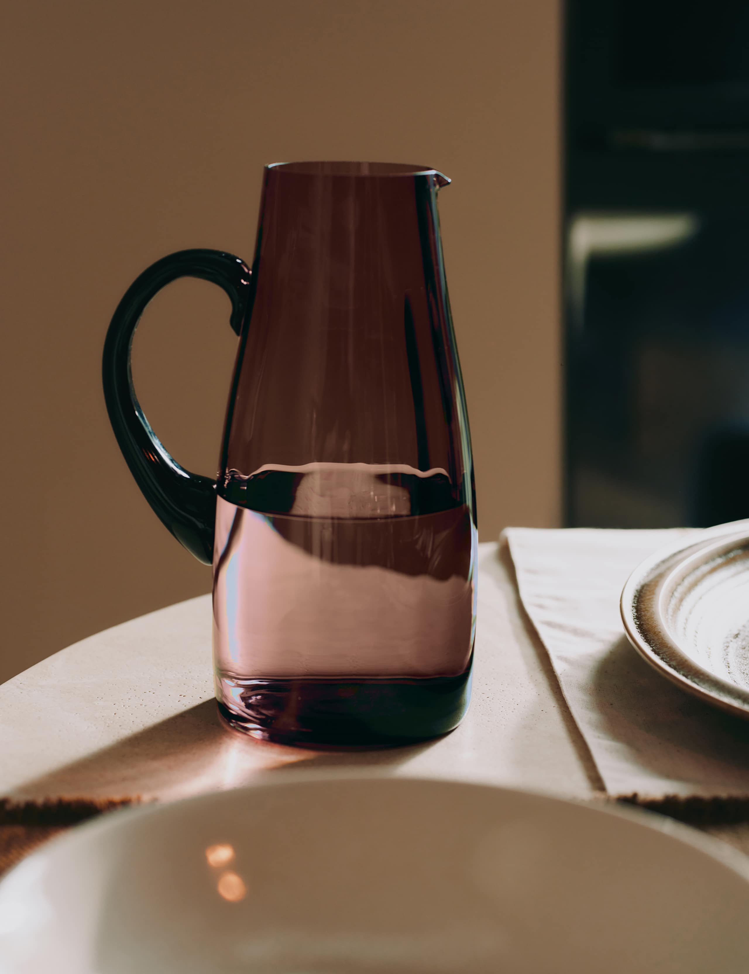 Tall Glass Jug
