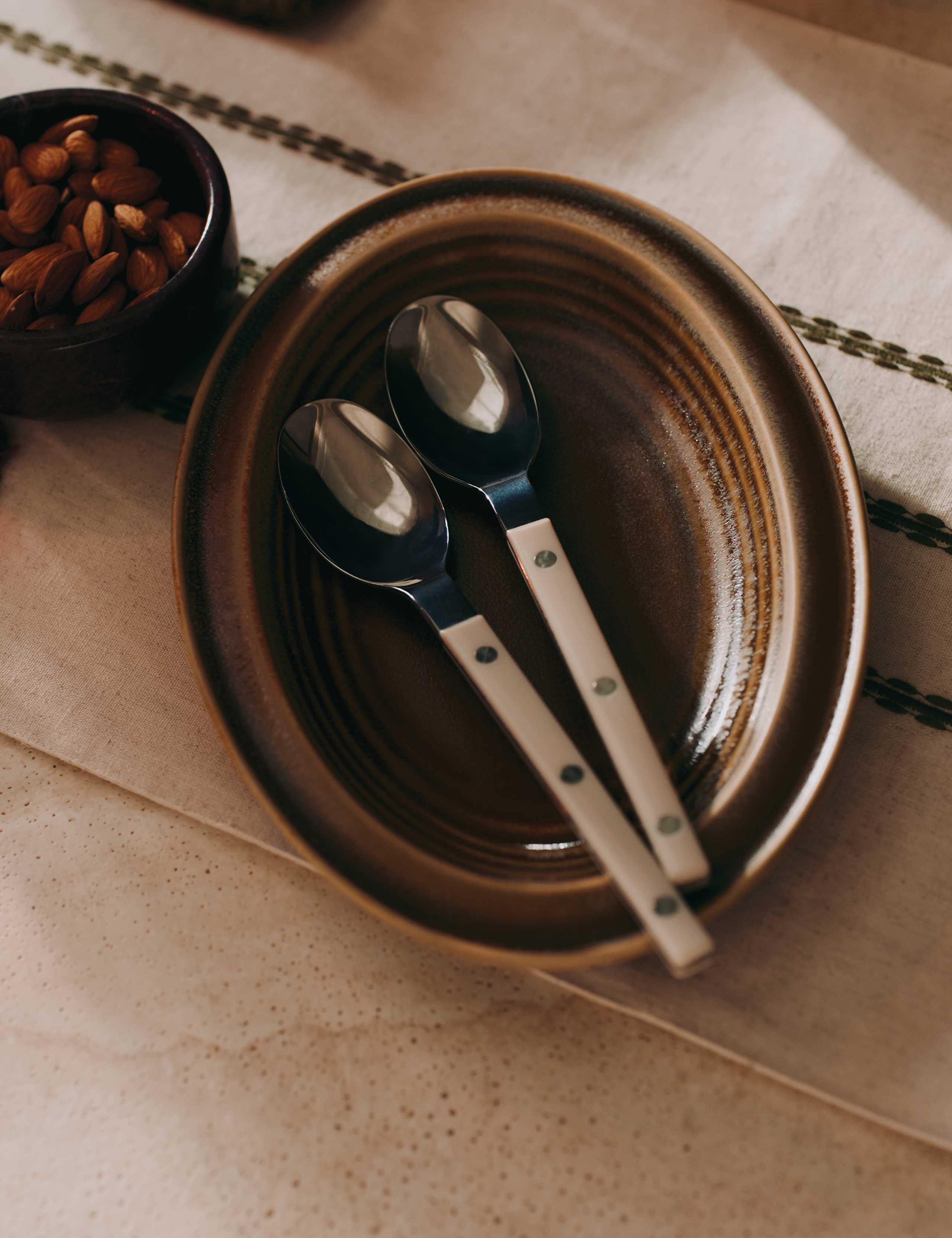 Small Textured Oval Serving Platter