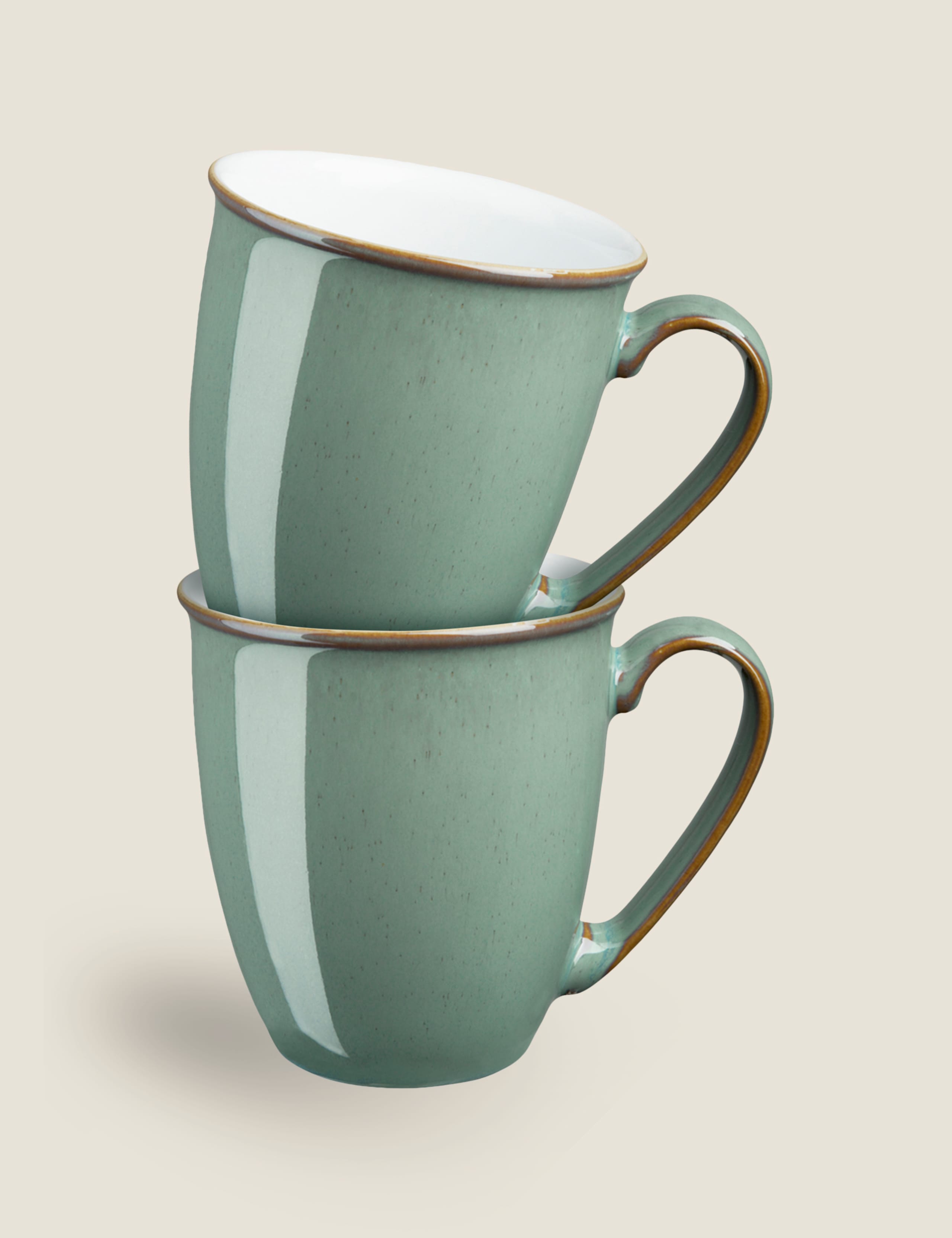 Set of 2 Regency Green Mugs
