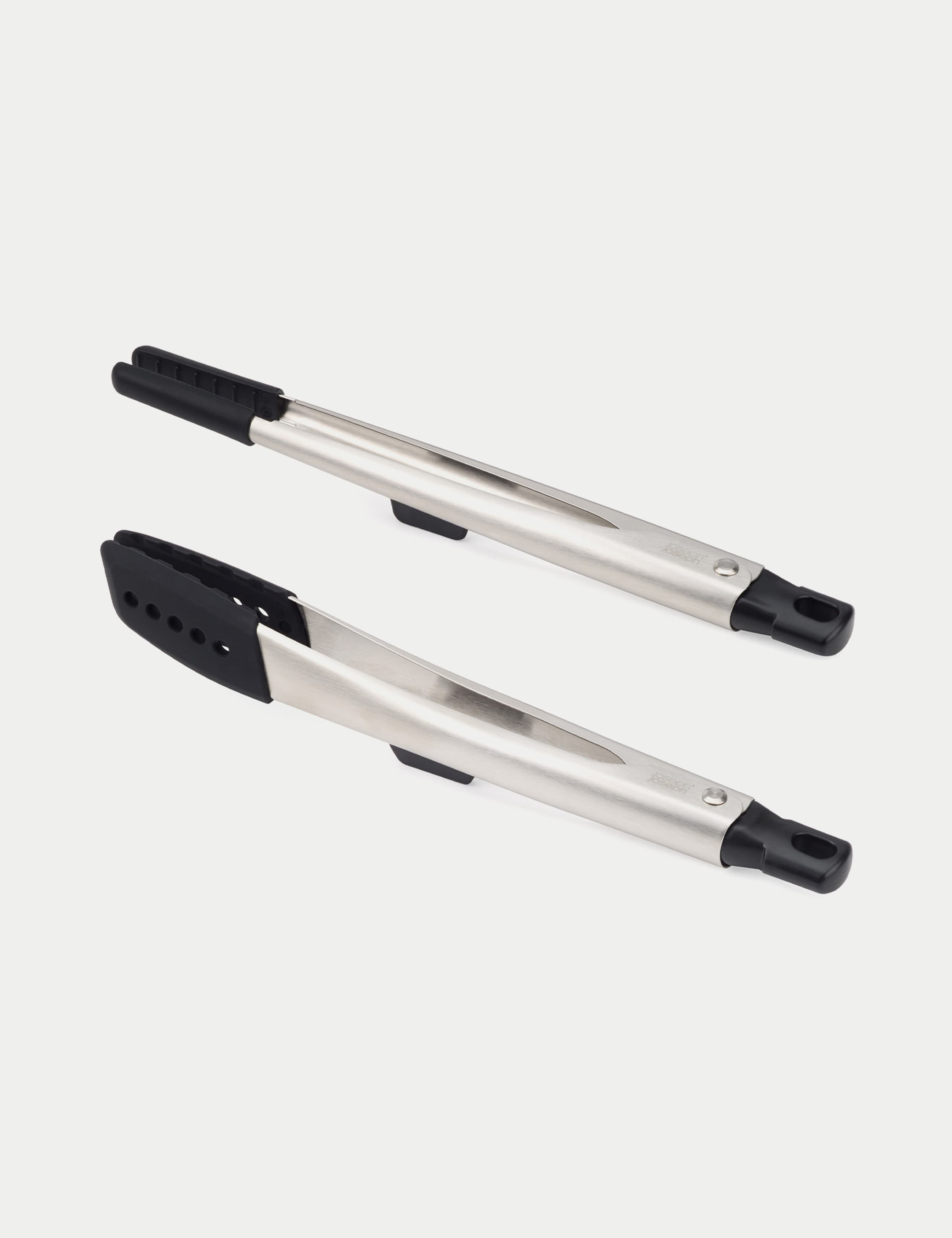 Set of 2 Elevate Fusion Silicone Tongs