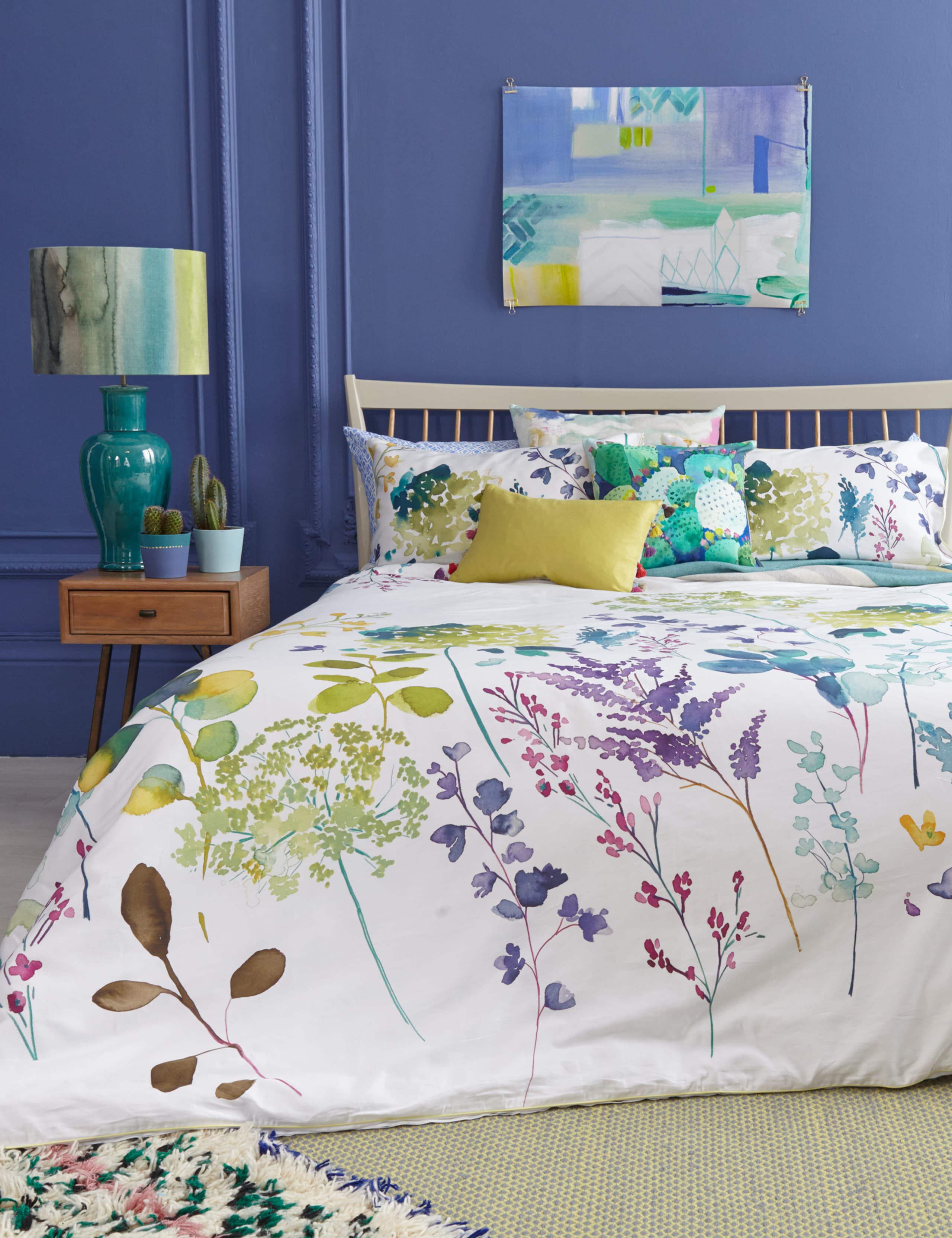 Pure Cotton Botanical Bedding Set