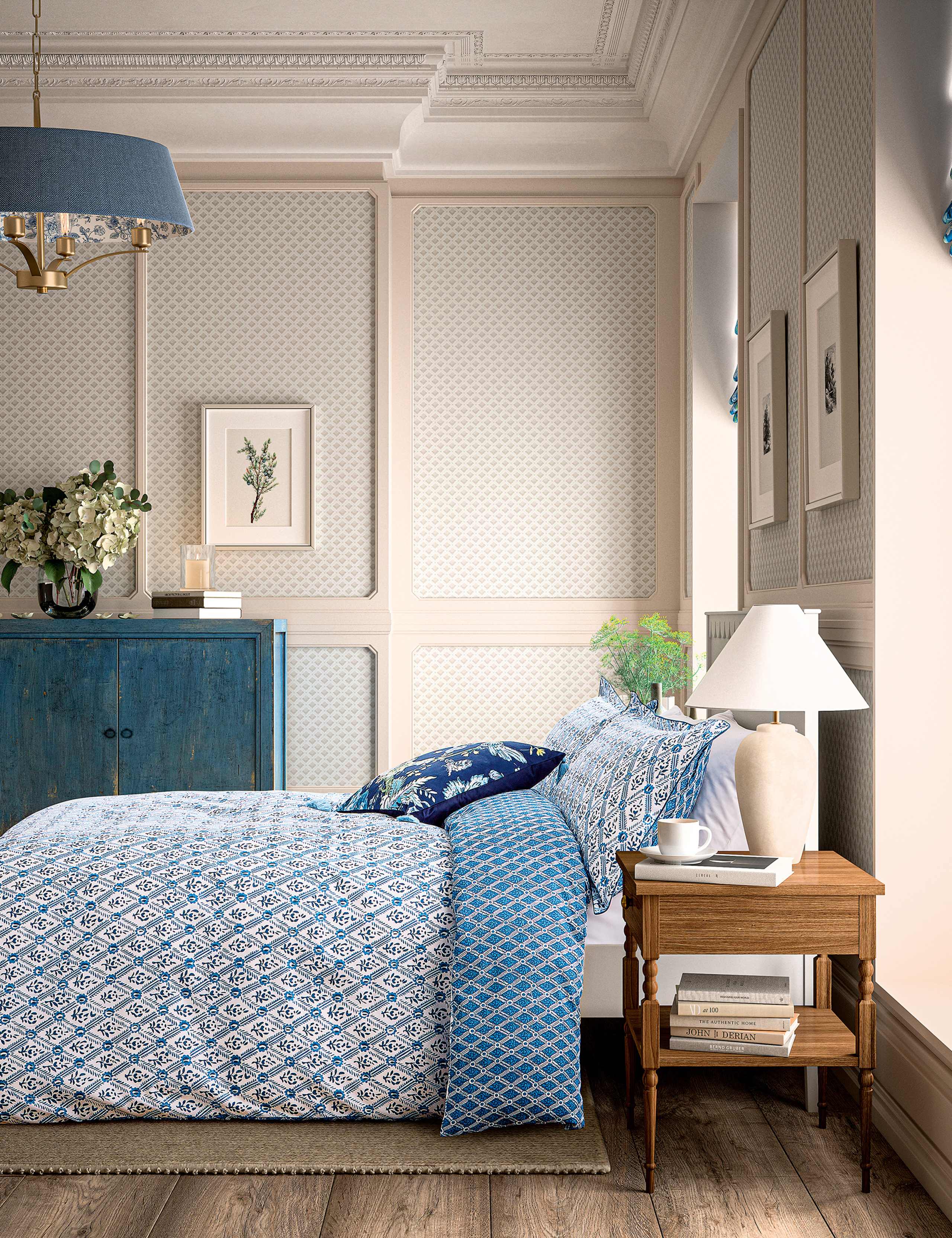 Pure Cotton St Johns Trellis Bedding Set