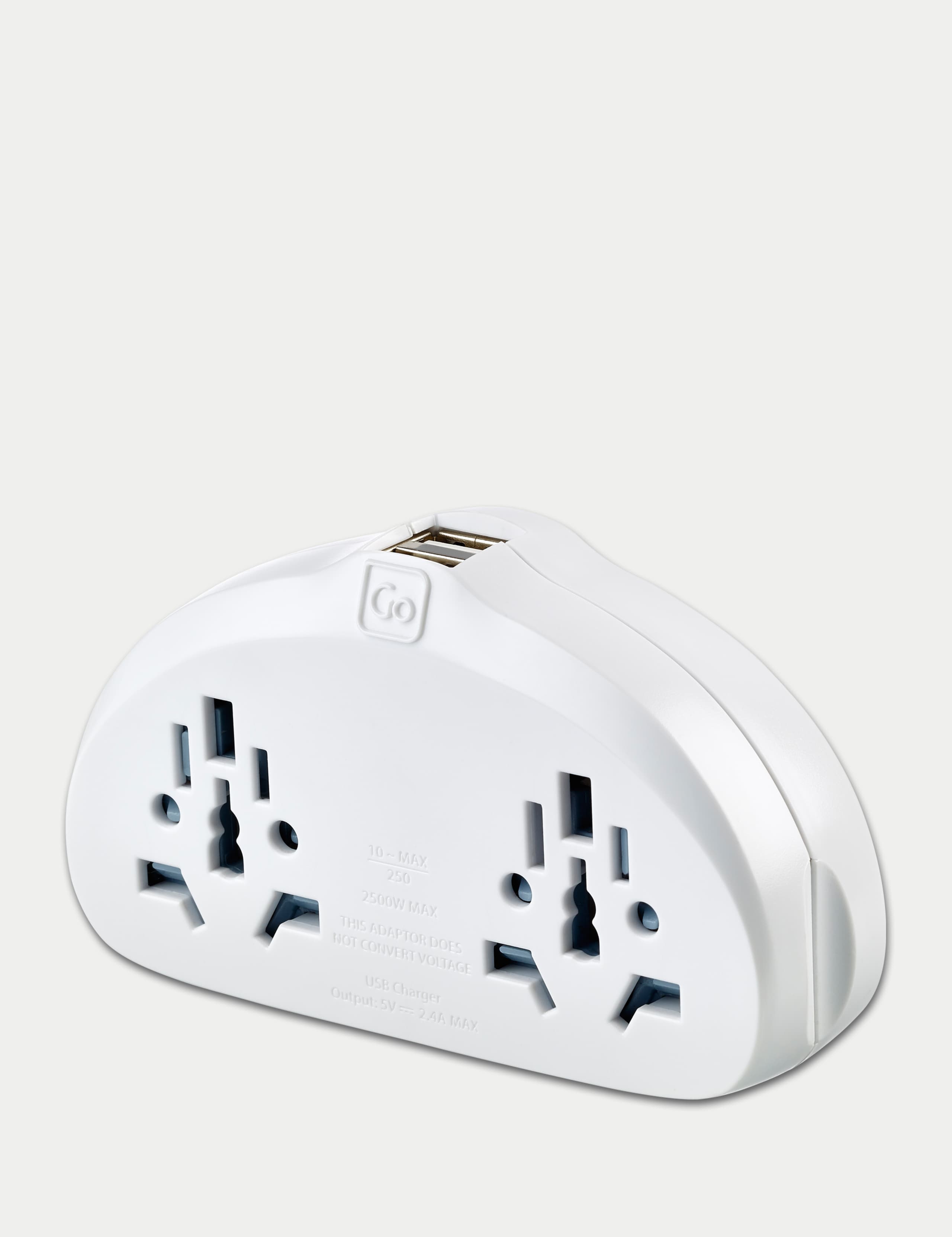 World-EU Travel Adaptor with USB