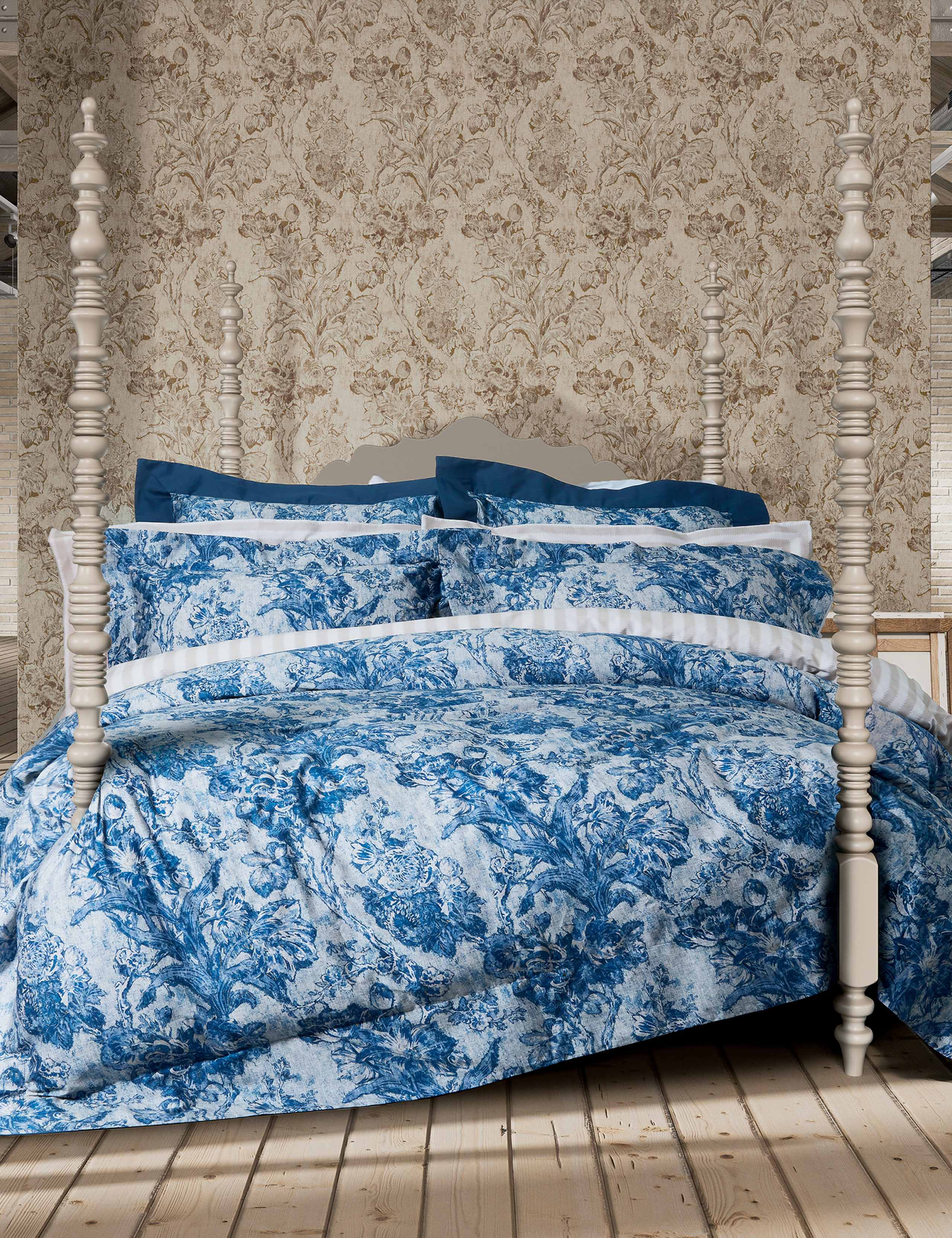 Sanderson Fringed Tulip Toile Bedset