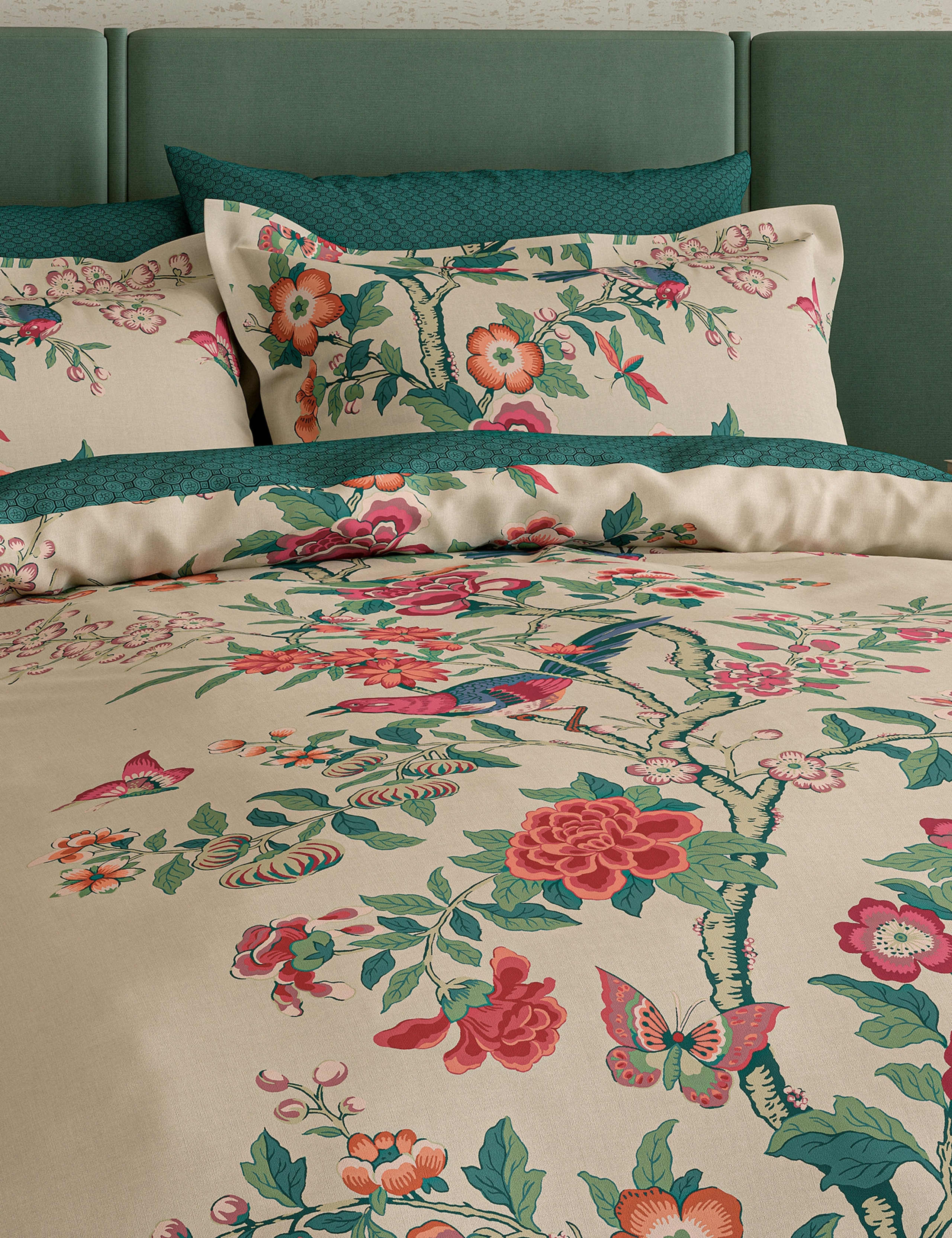 Pure Cotton Chinese Magpie Bedding Set