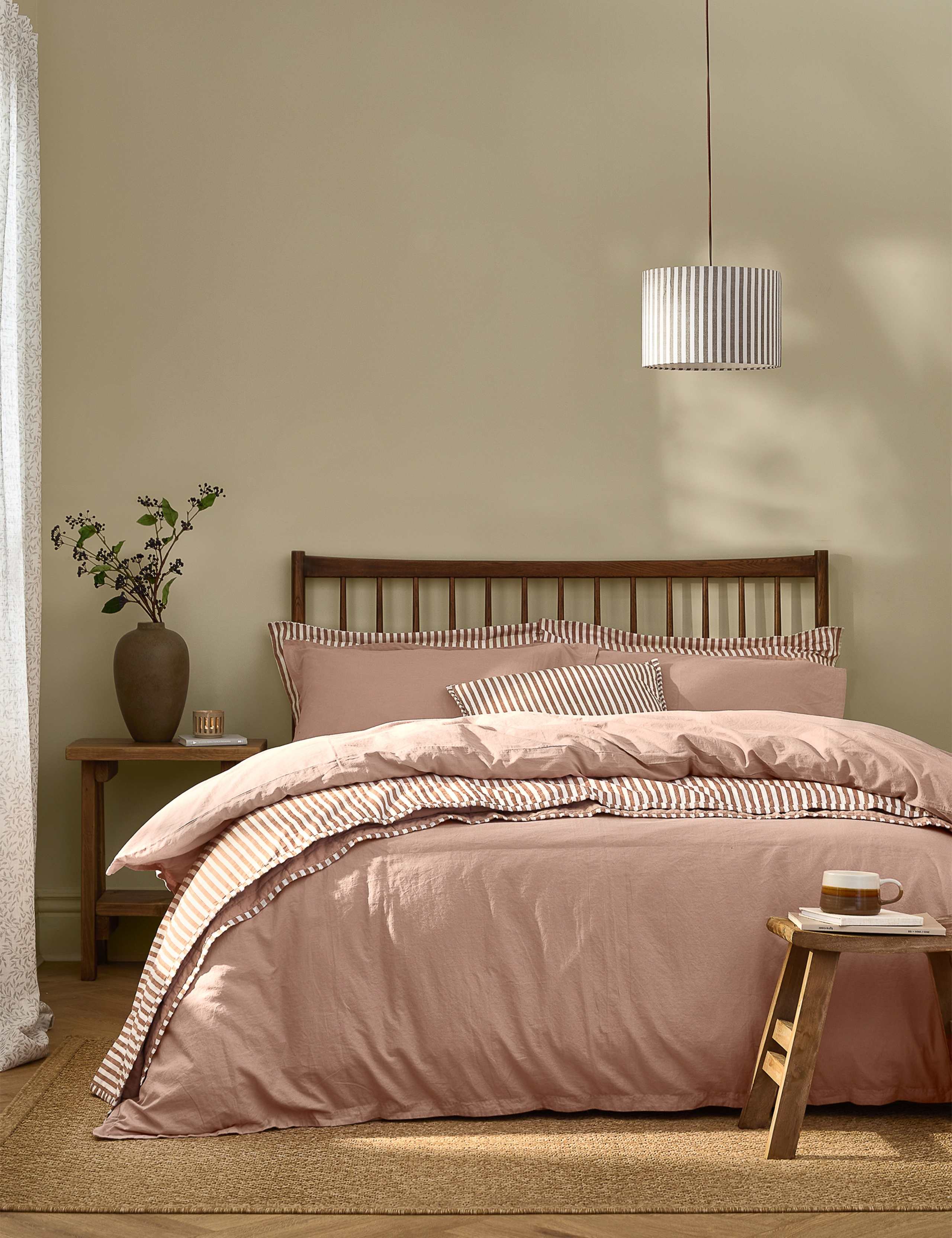 Pure Cotton Percale Hebden Bedding Set