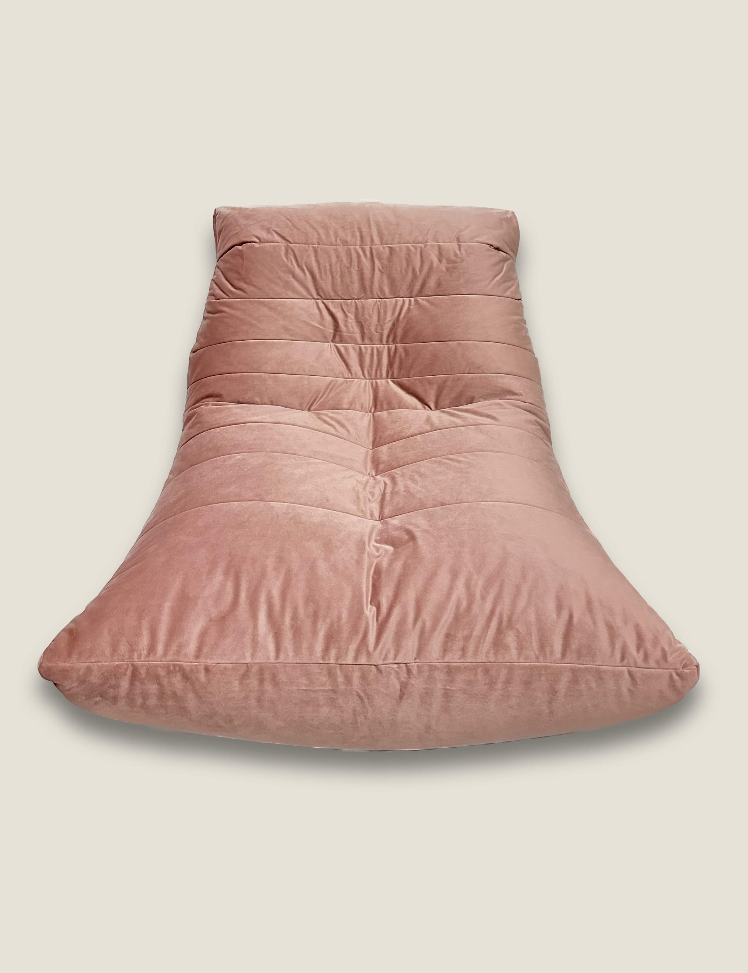 Velvet Beanbag Chair