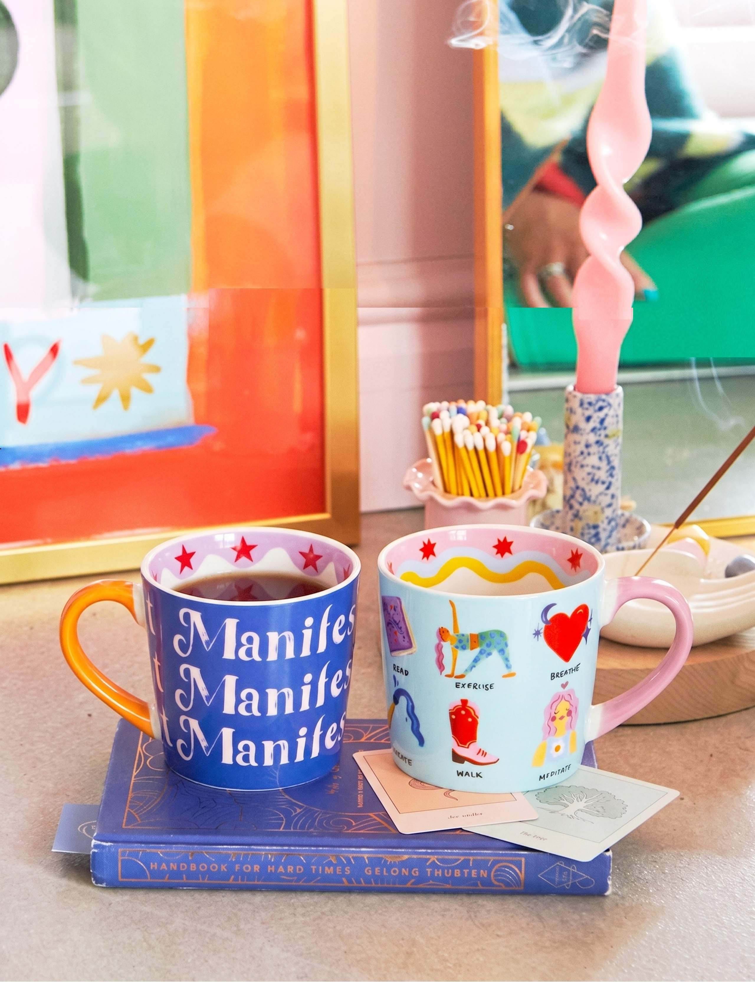 Set of 2 Daily Reminders & Manifest Mugs