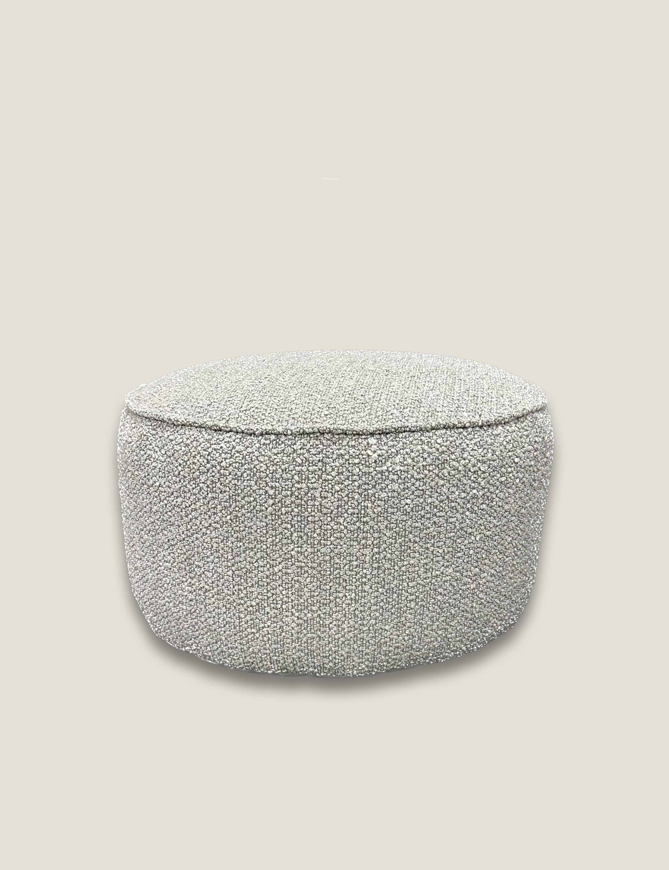 Boucle Round Pouffe
