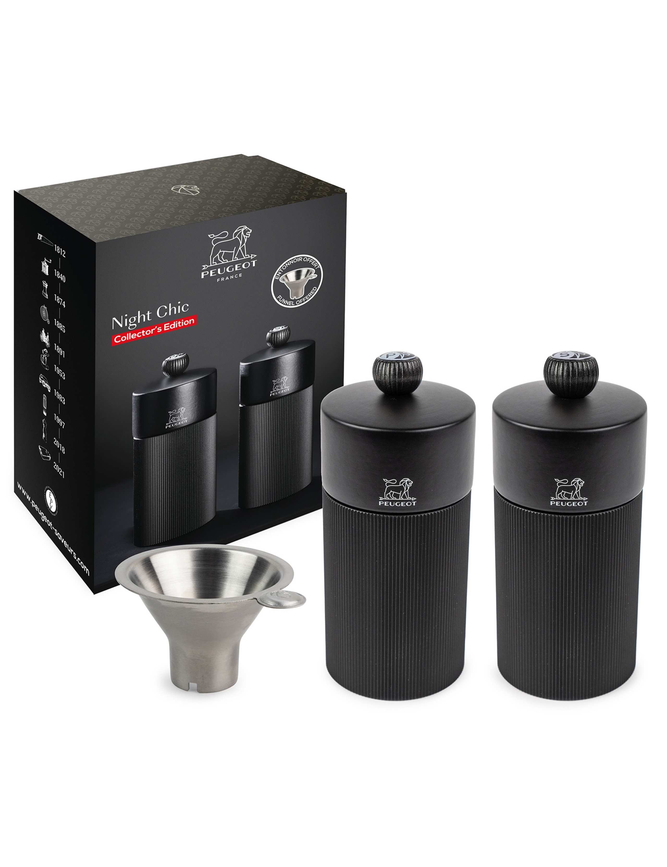 Wooden Salt & Pepper Mills 12cm