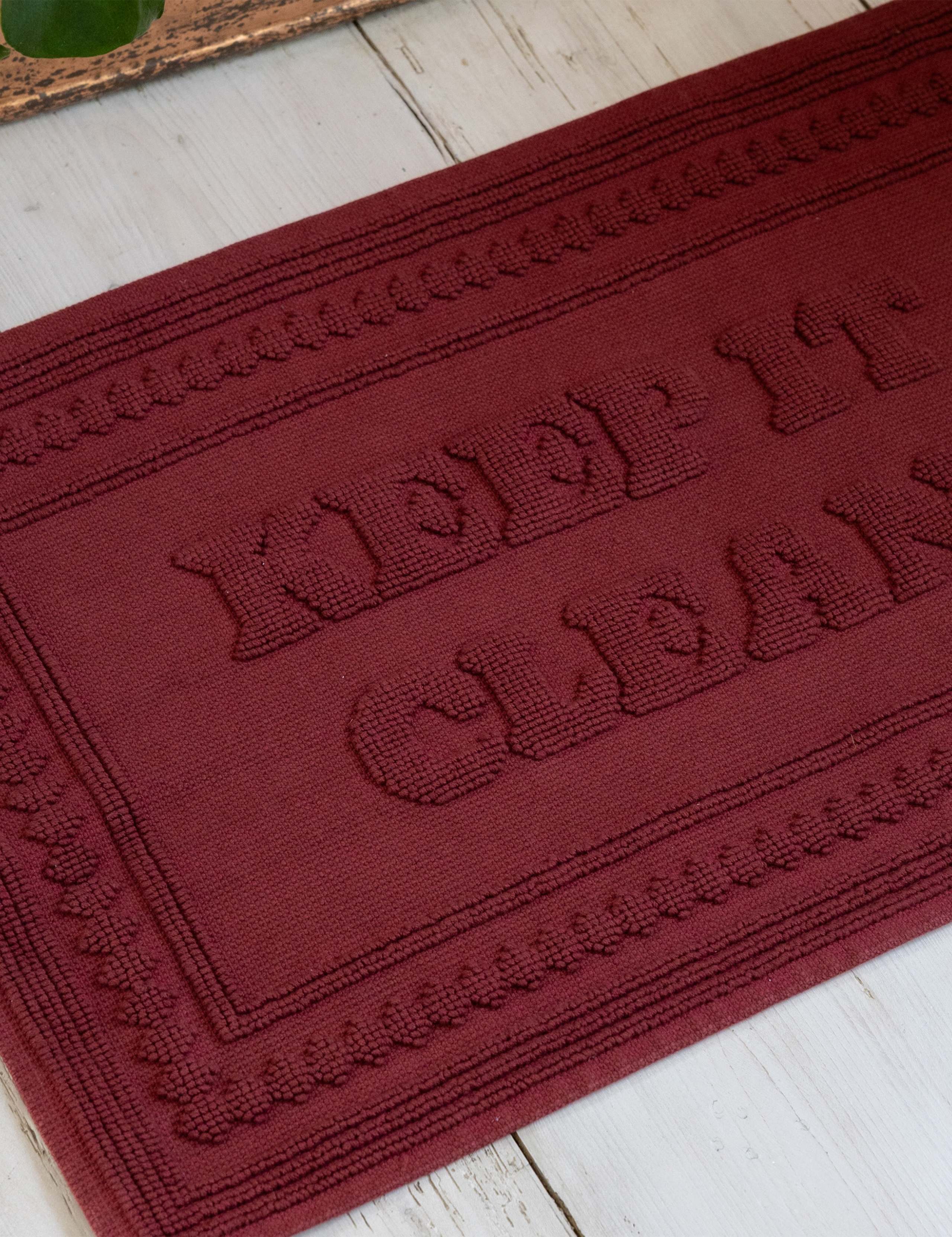 Pure Cotton Non Slip Quick Dry Bath Mat