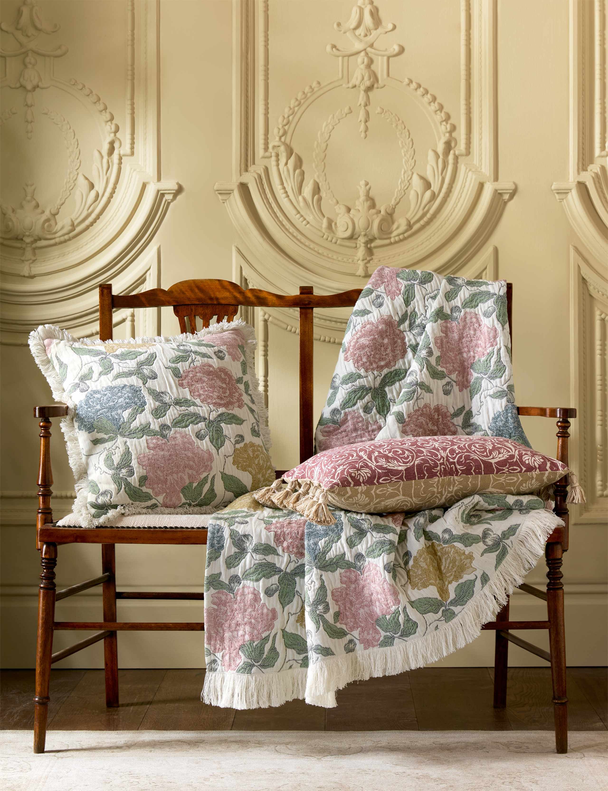 Pure Cotton Albert Jacquard Cushion