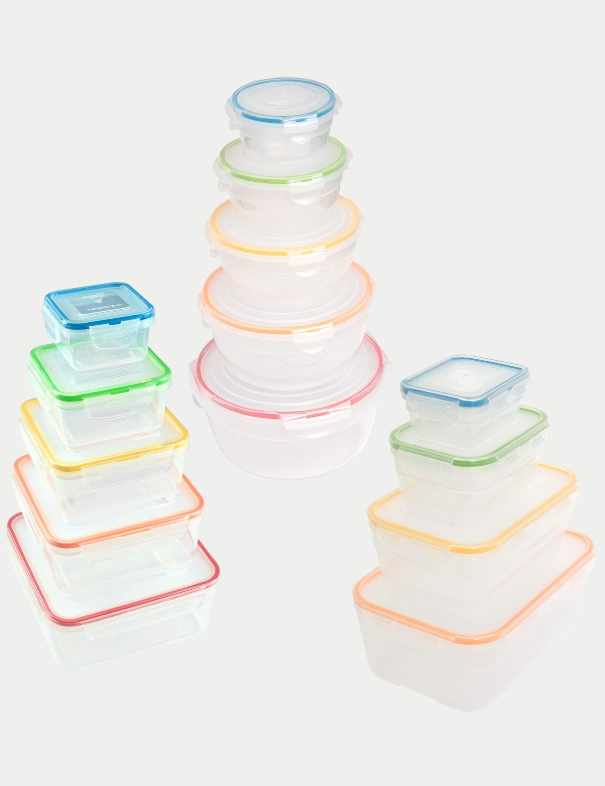 Set of 14 Nesting Airtight Containers