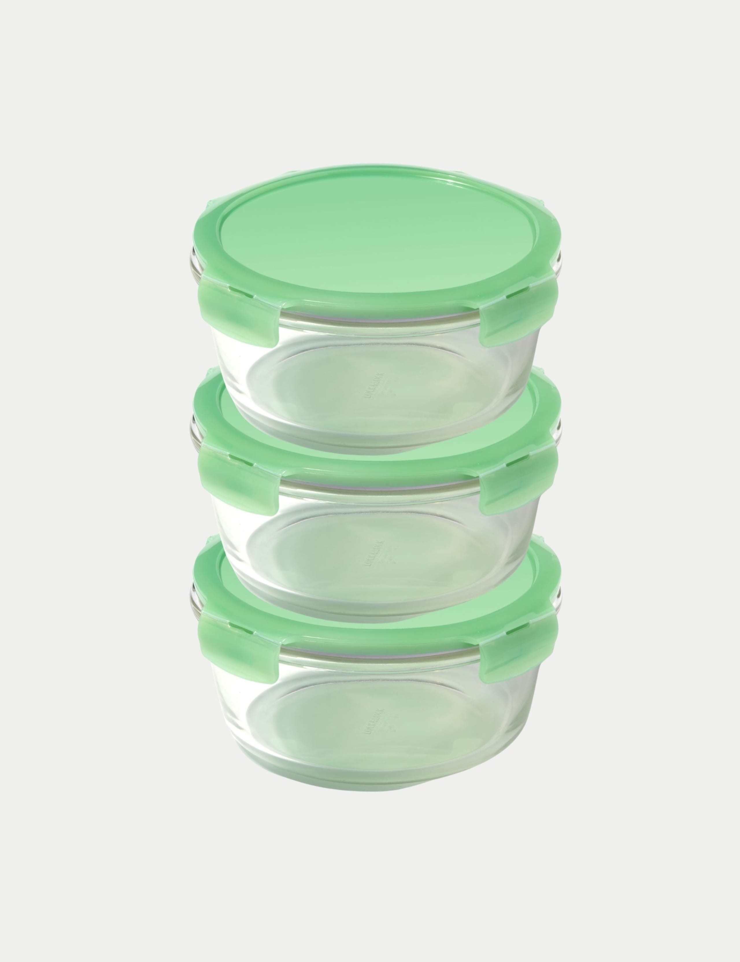 Set of 3 950ml Glass Airtight Containers