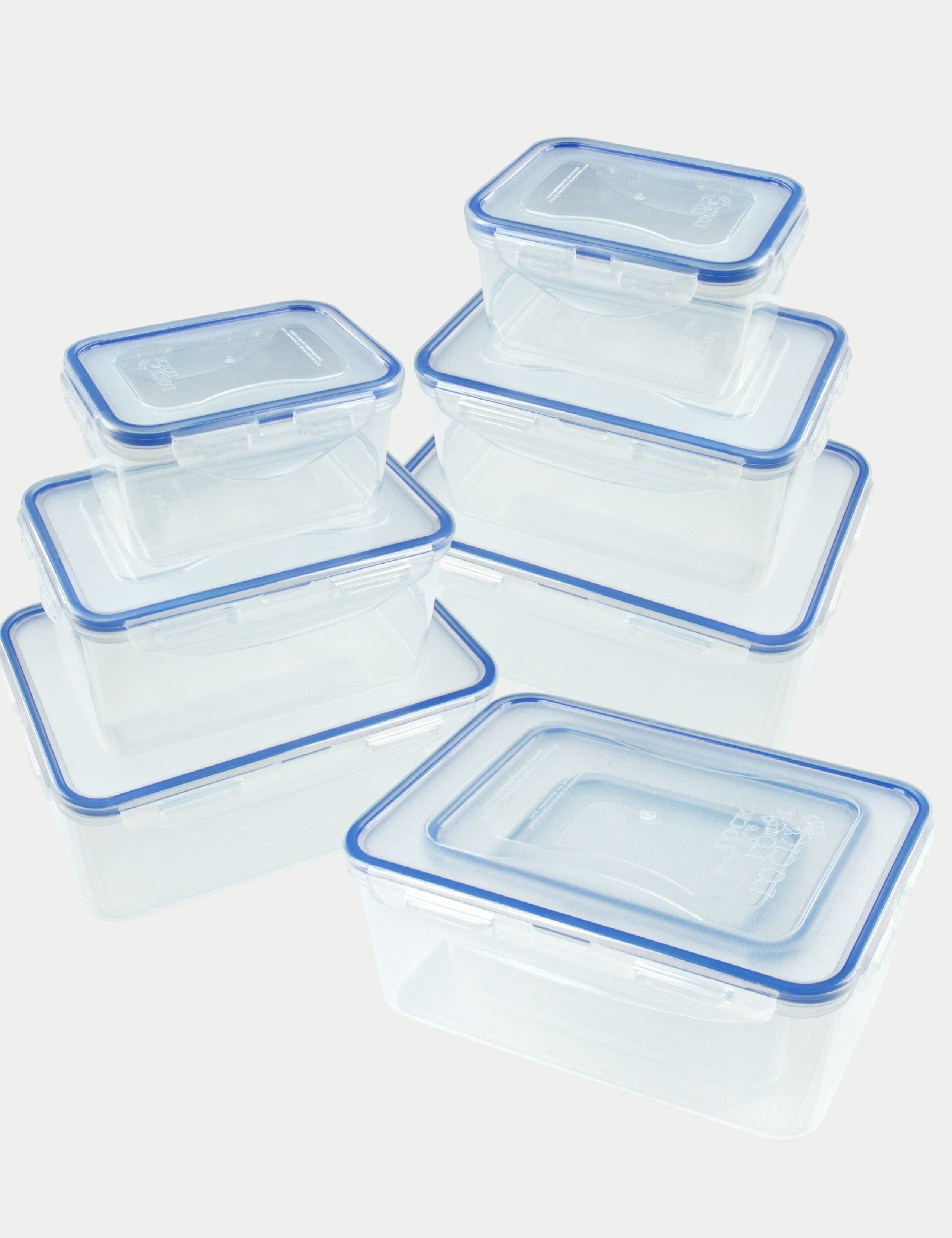 Set of 9 Rectangle Airtight Containers
