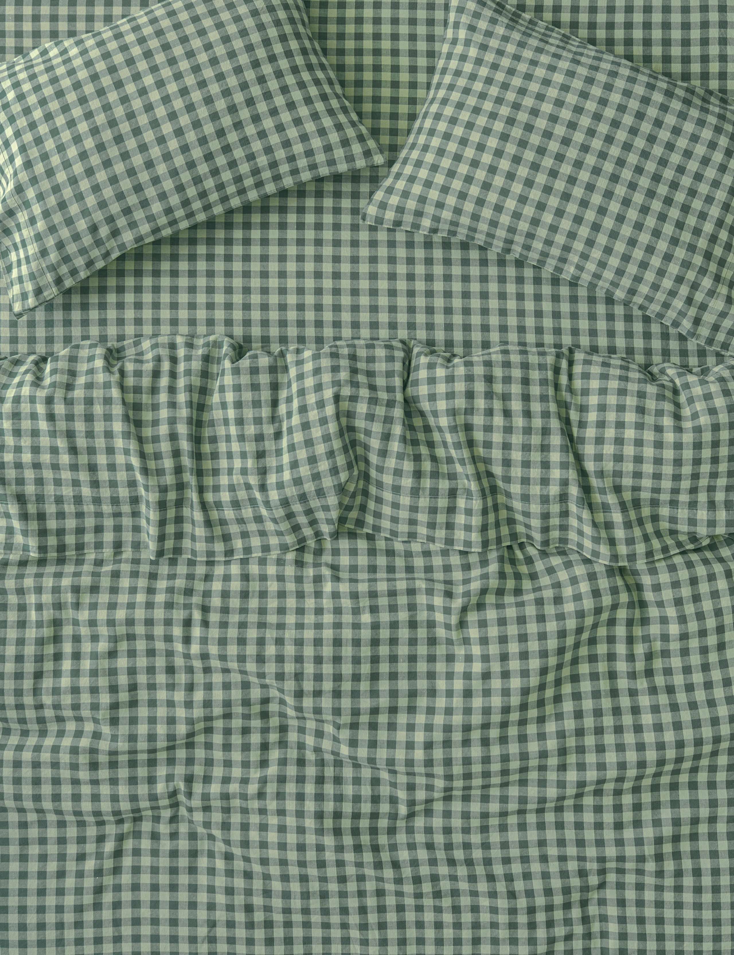 Pembroke Linen Rich Gingham Duvet Cover