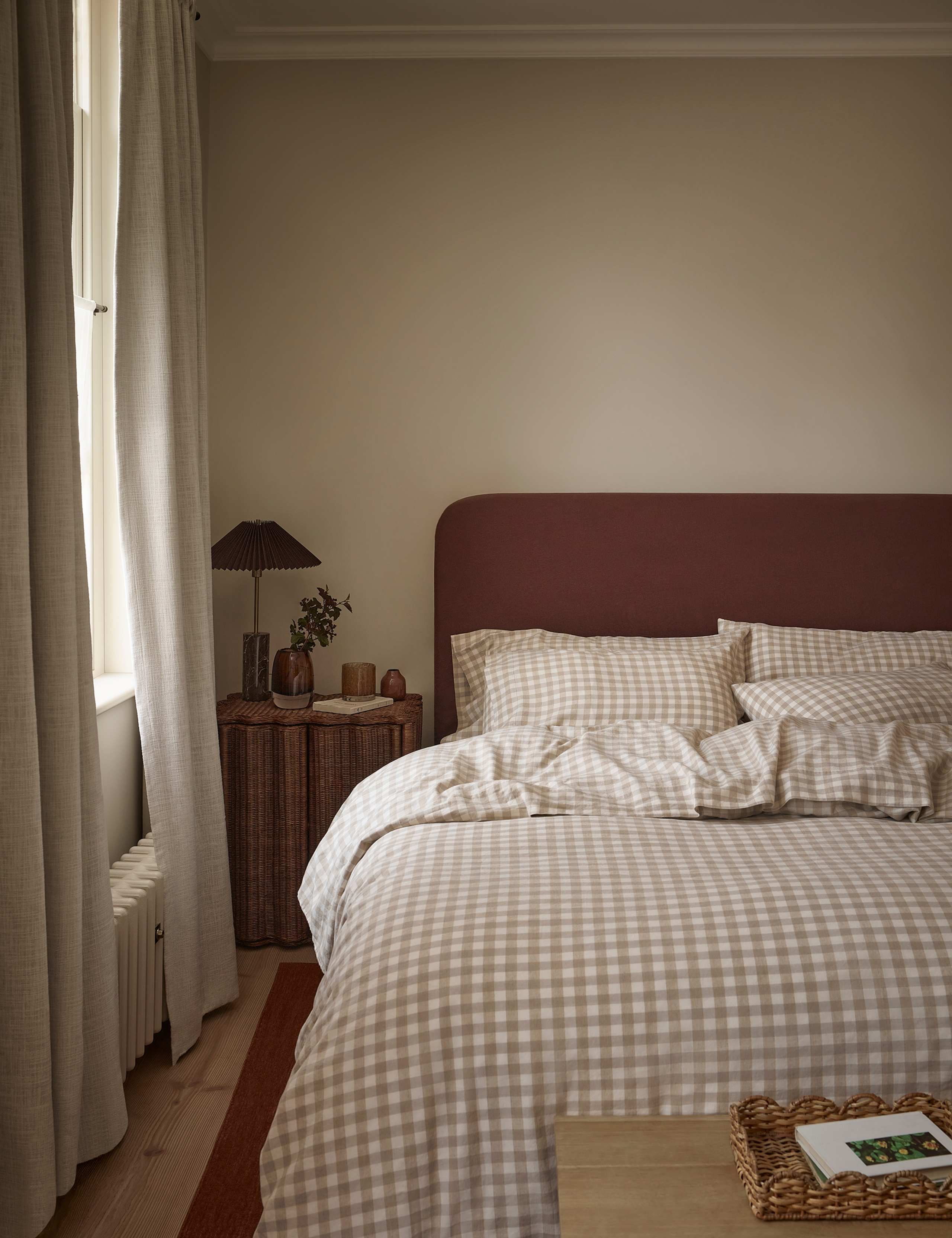 Pembroke Linen Rich Gingham Duvet Cover