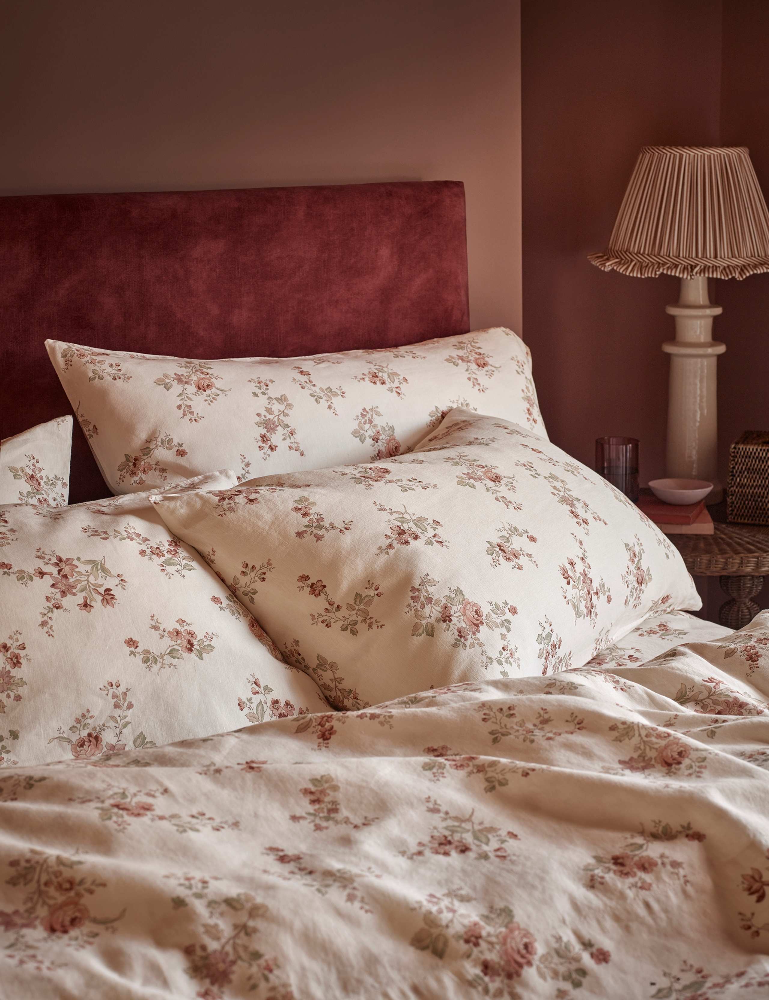 2pk Linen Rich Pillowcase Set