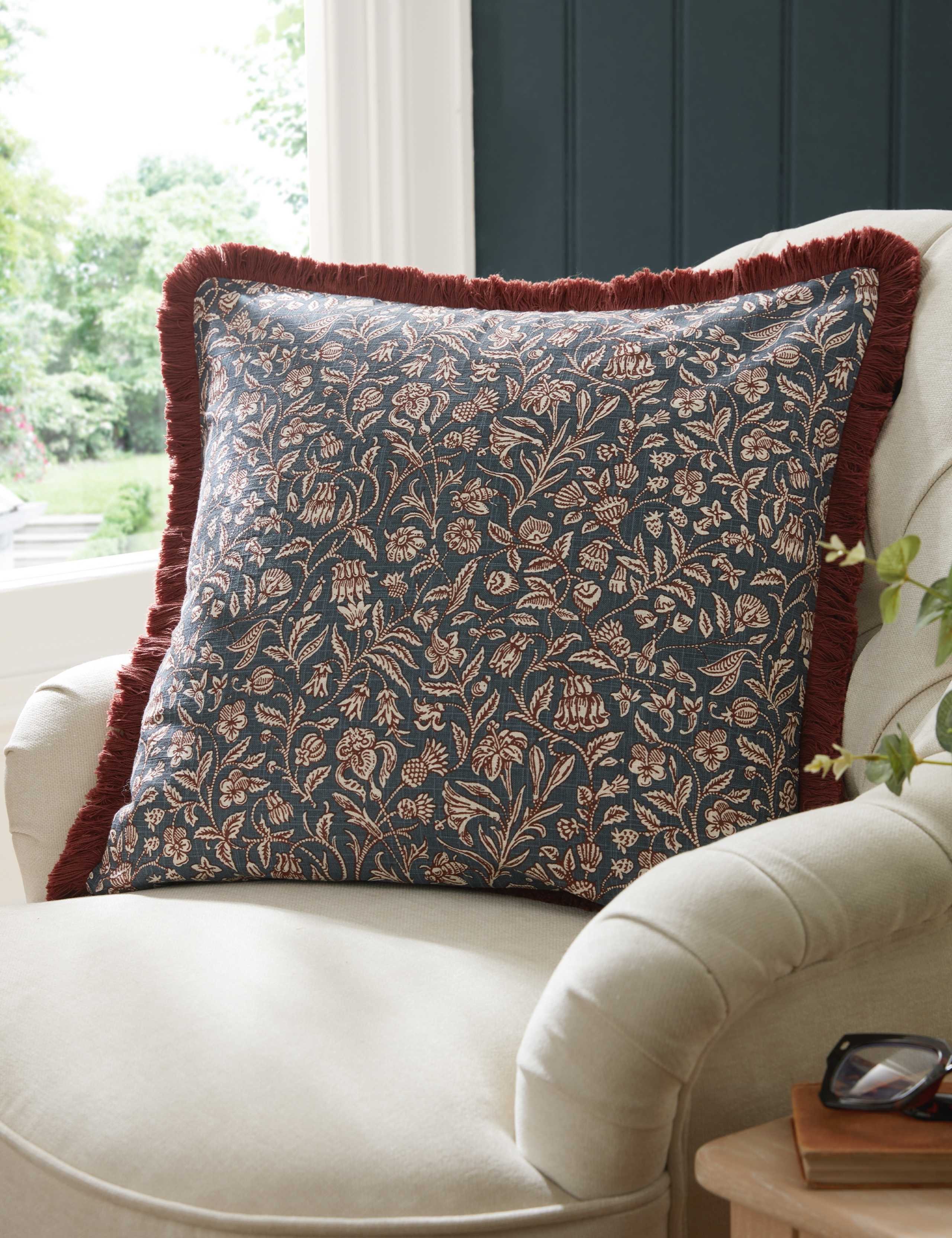 Elmdon Cotton Square Cushion