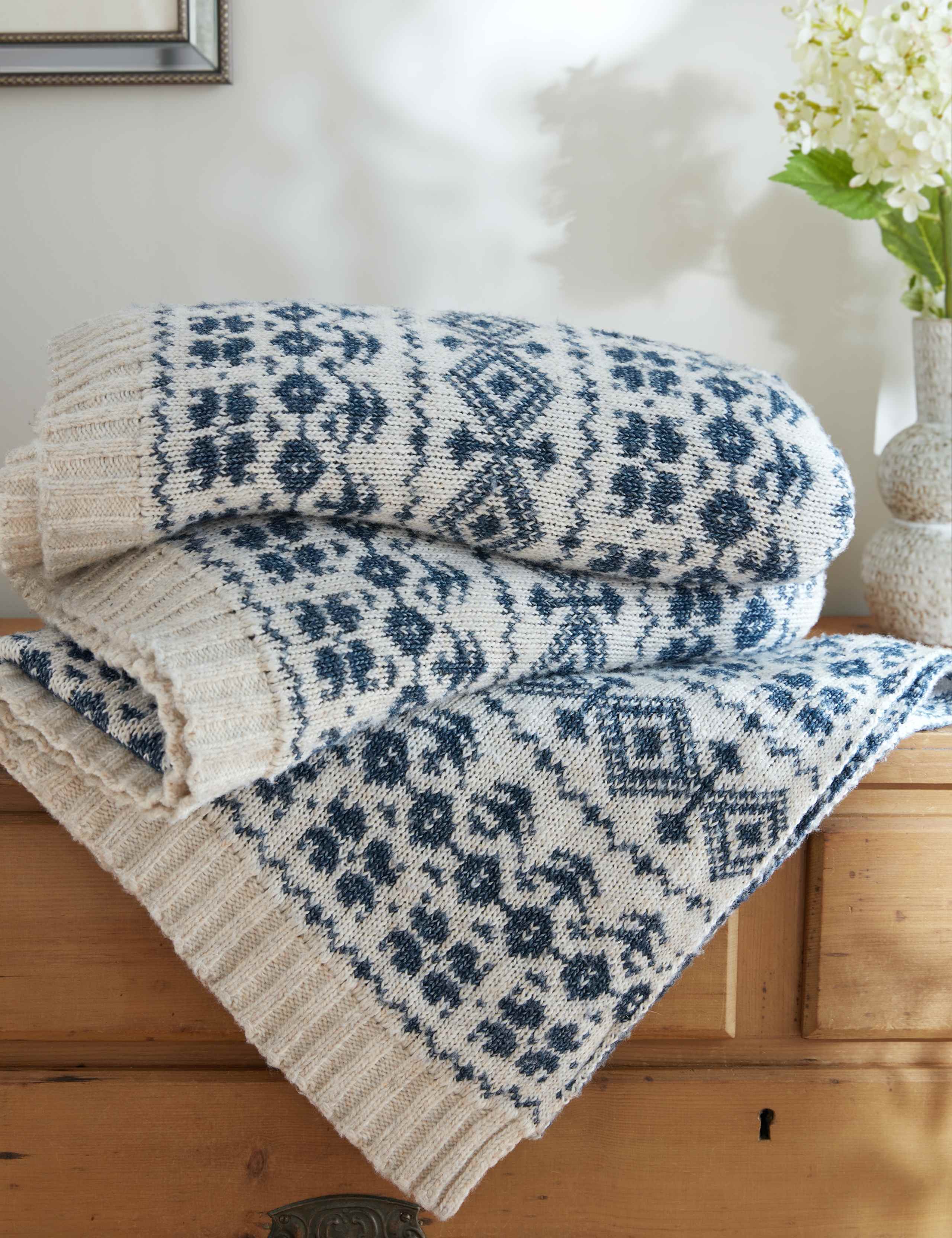 Selsey Fair Isle Throw