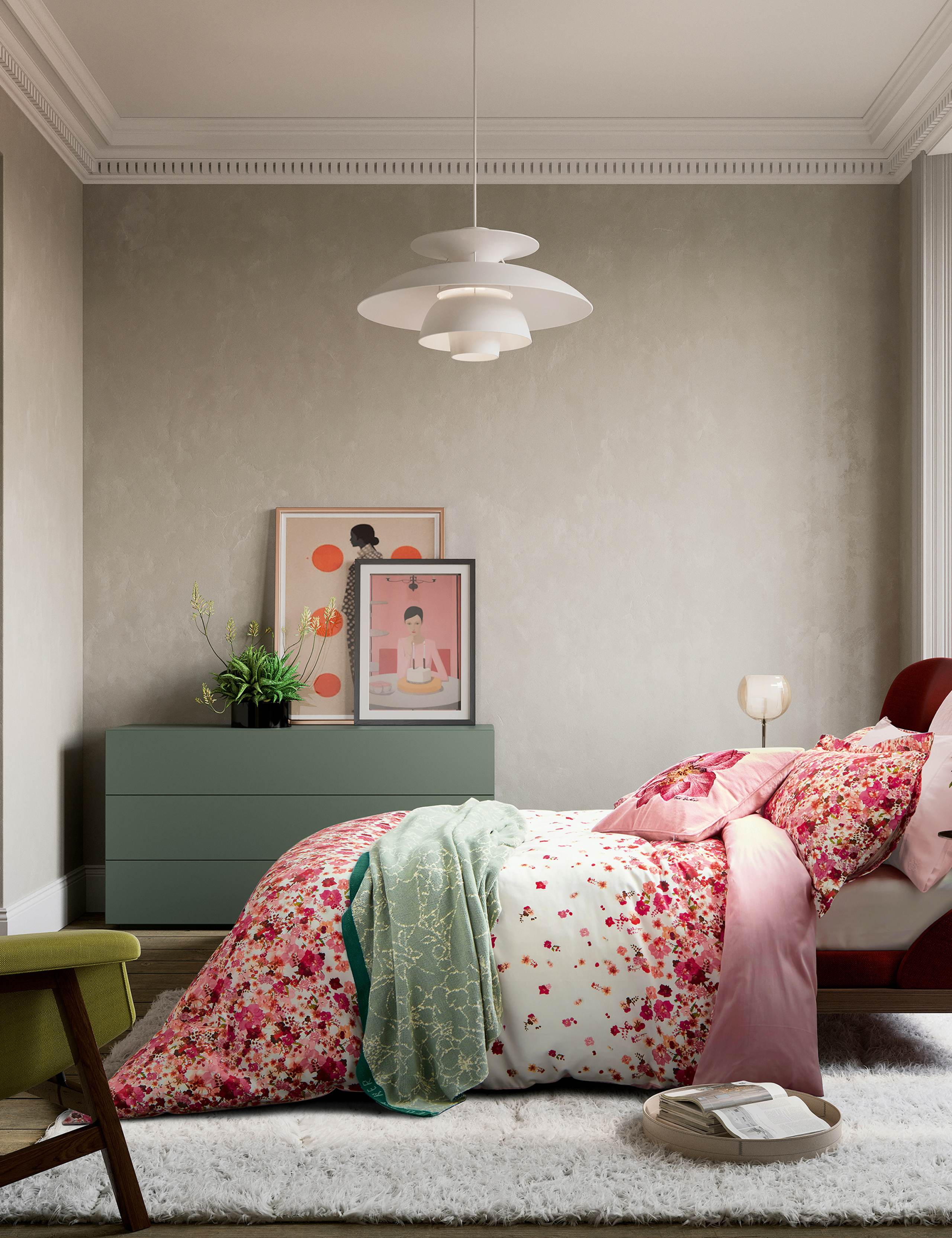 Pure Cotton Pressed Flowers Bedding Set