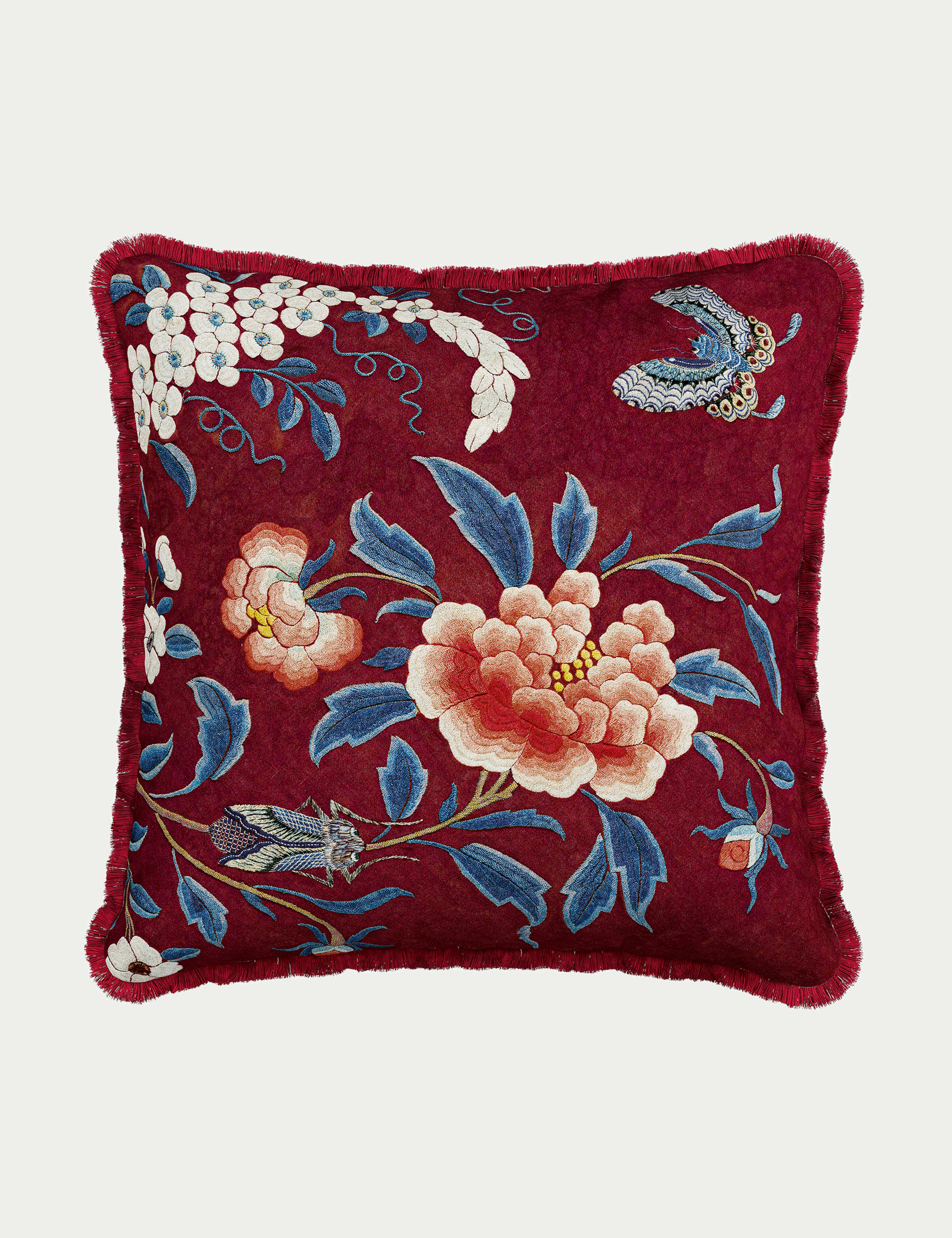 Pure Cotton Chinoiserie Charm Cushion