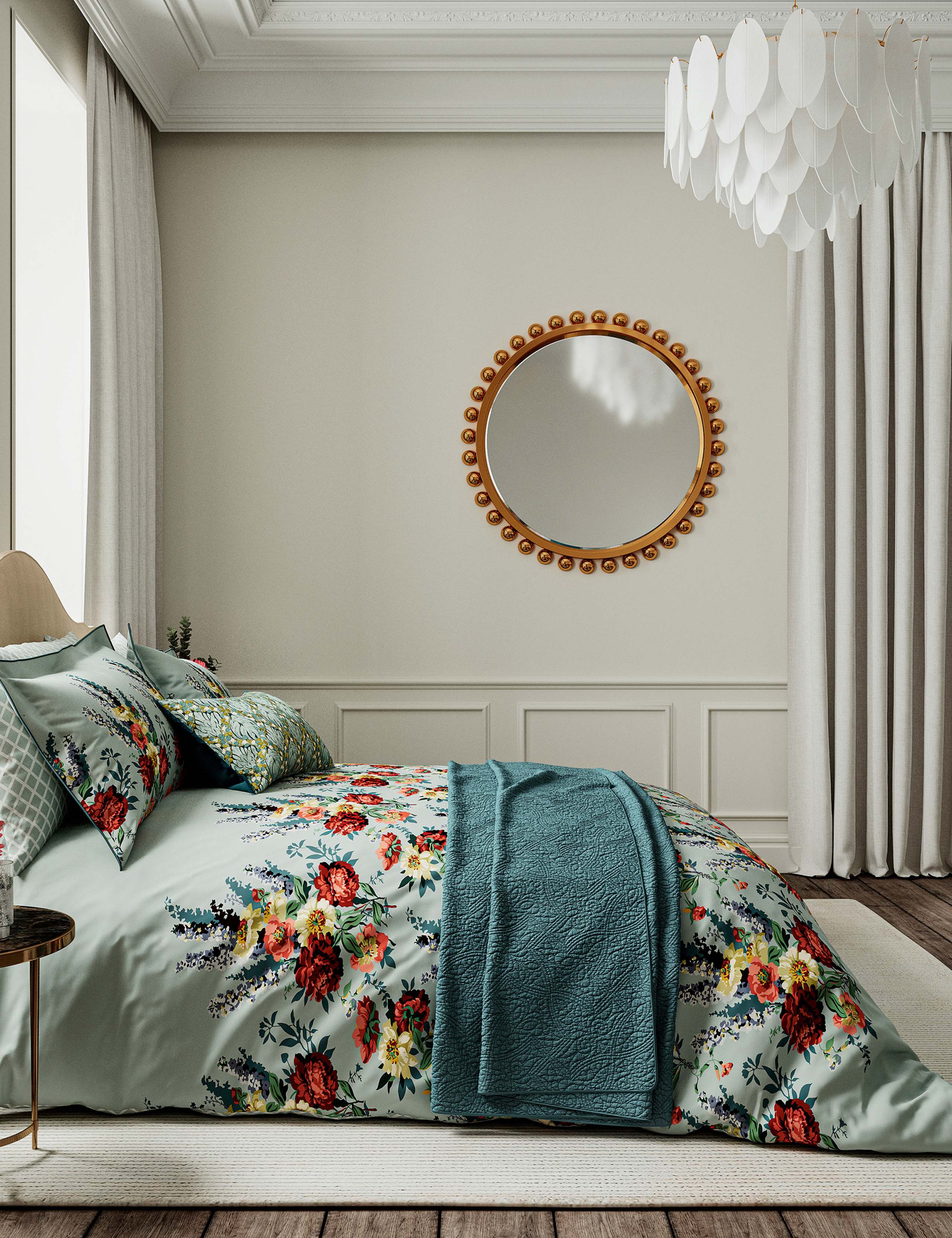 Sateen Botanical Harmony Bedding Set