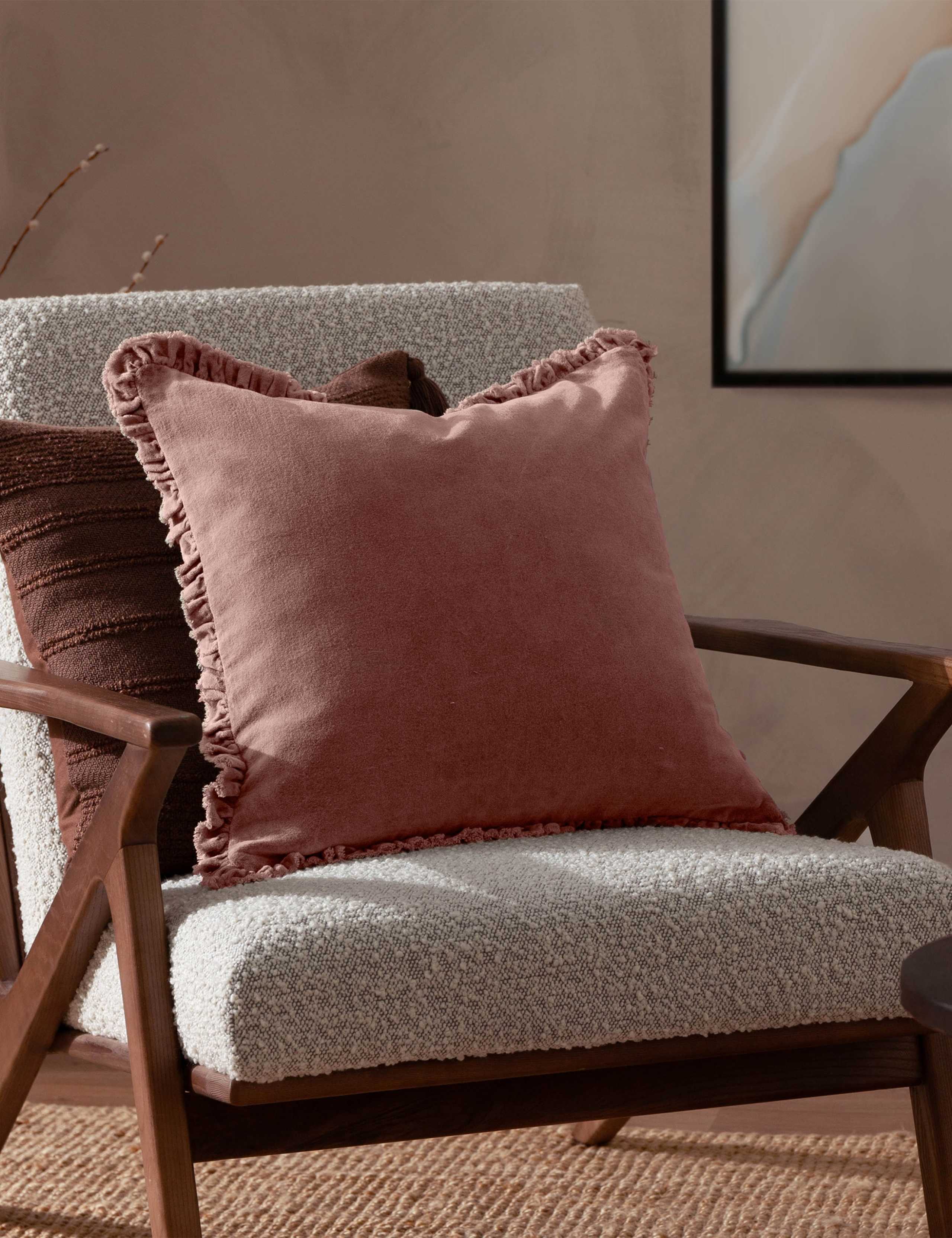 Bertie Cotton Velvet Cushion