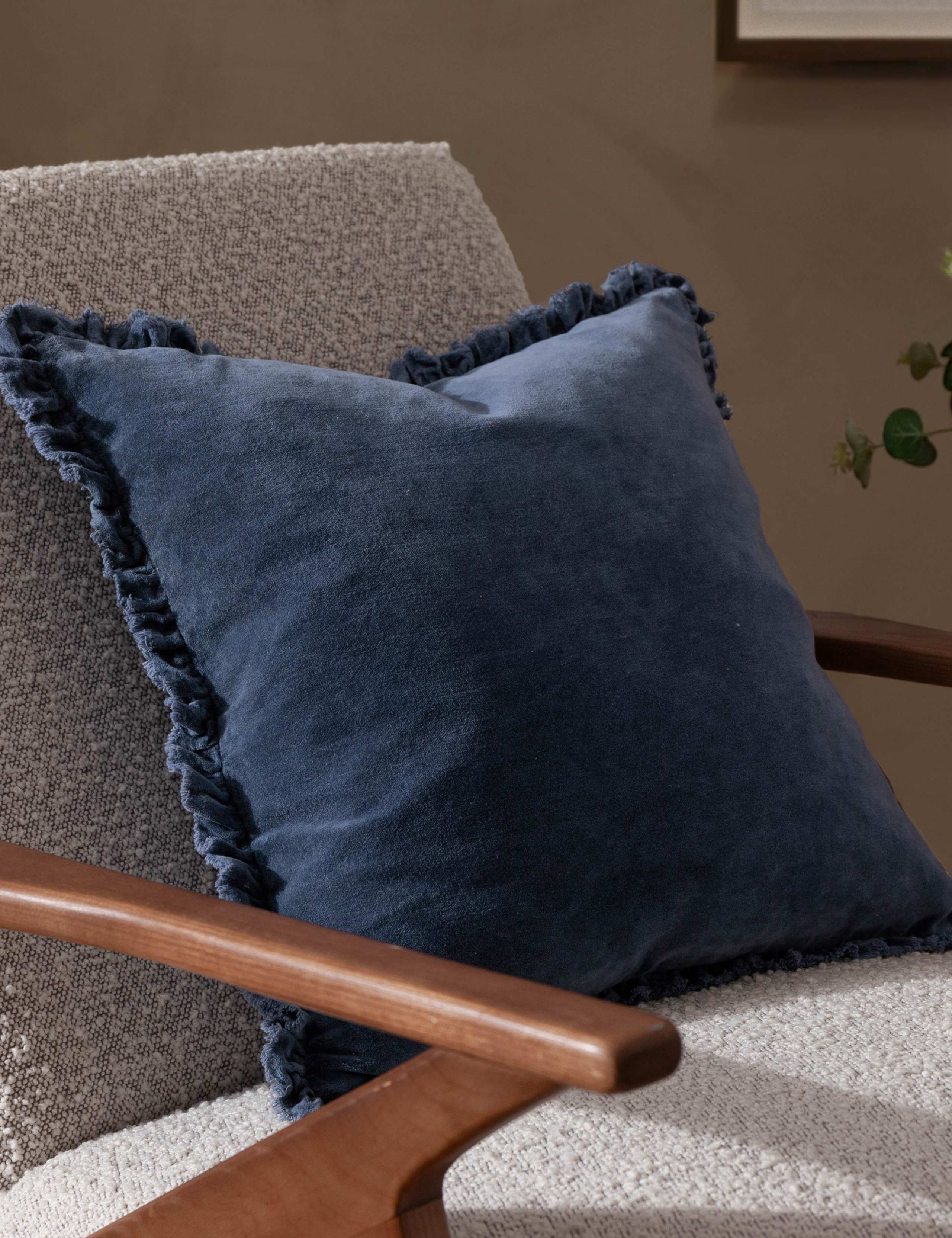 Bertie Cotton Velvet Cushion