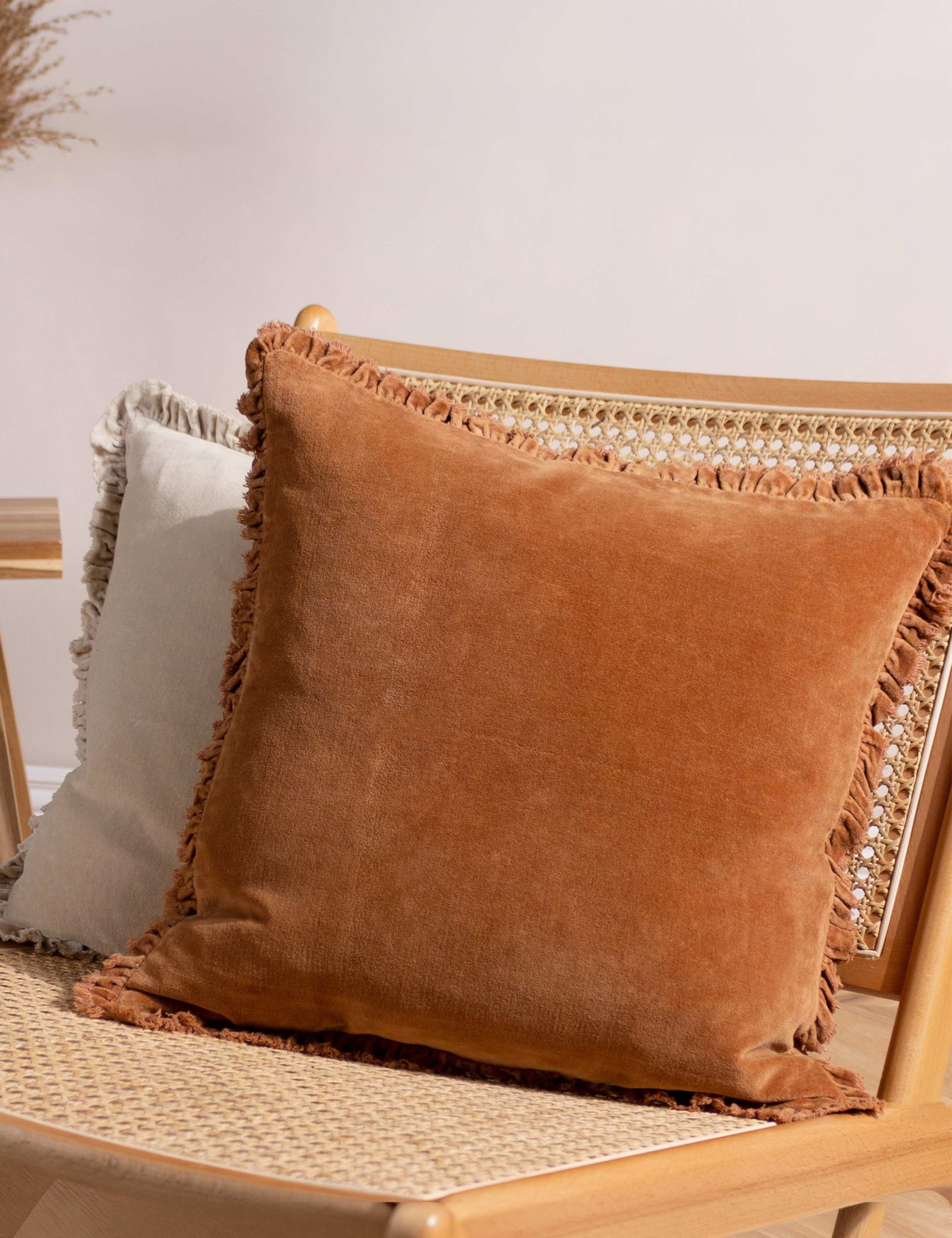Bertie Cotton Velvet Cushion