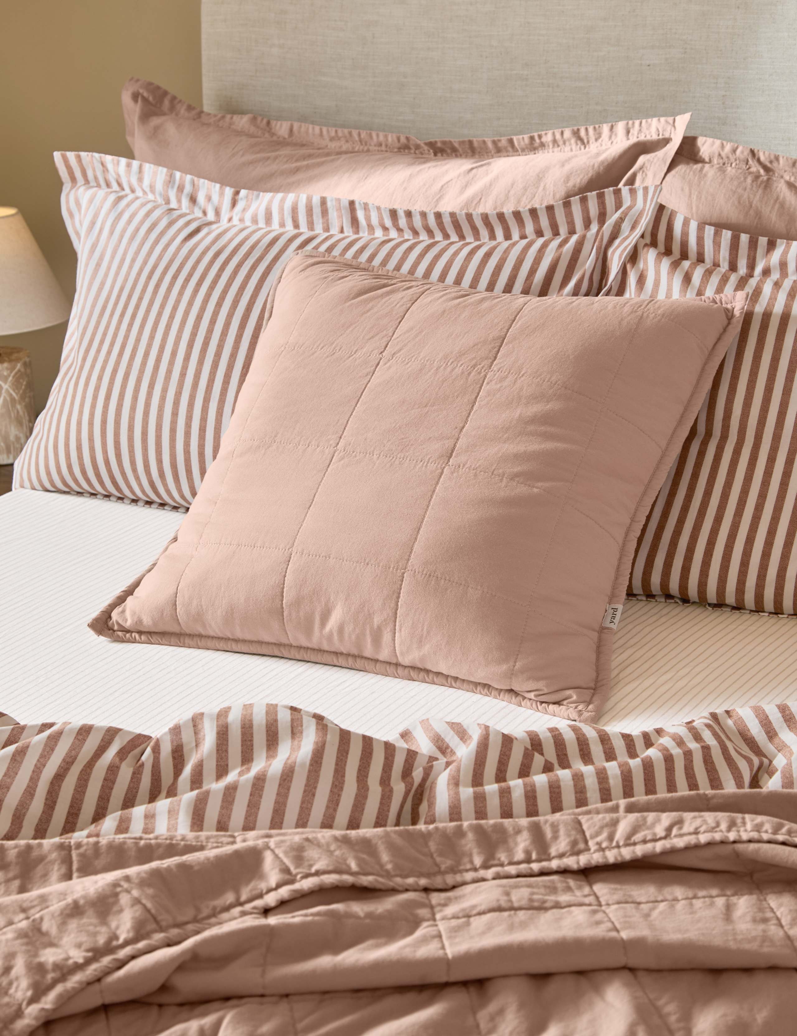 Hebden Quilted Cotton Cushion
