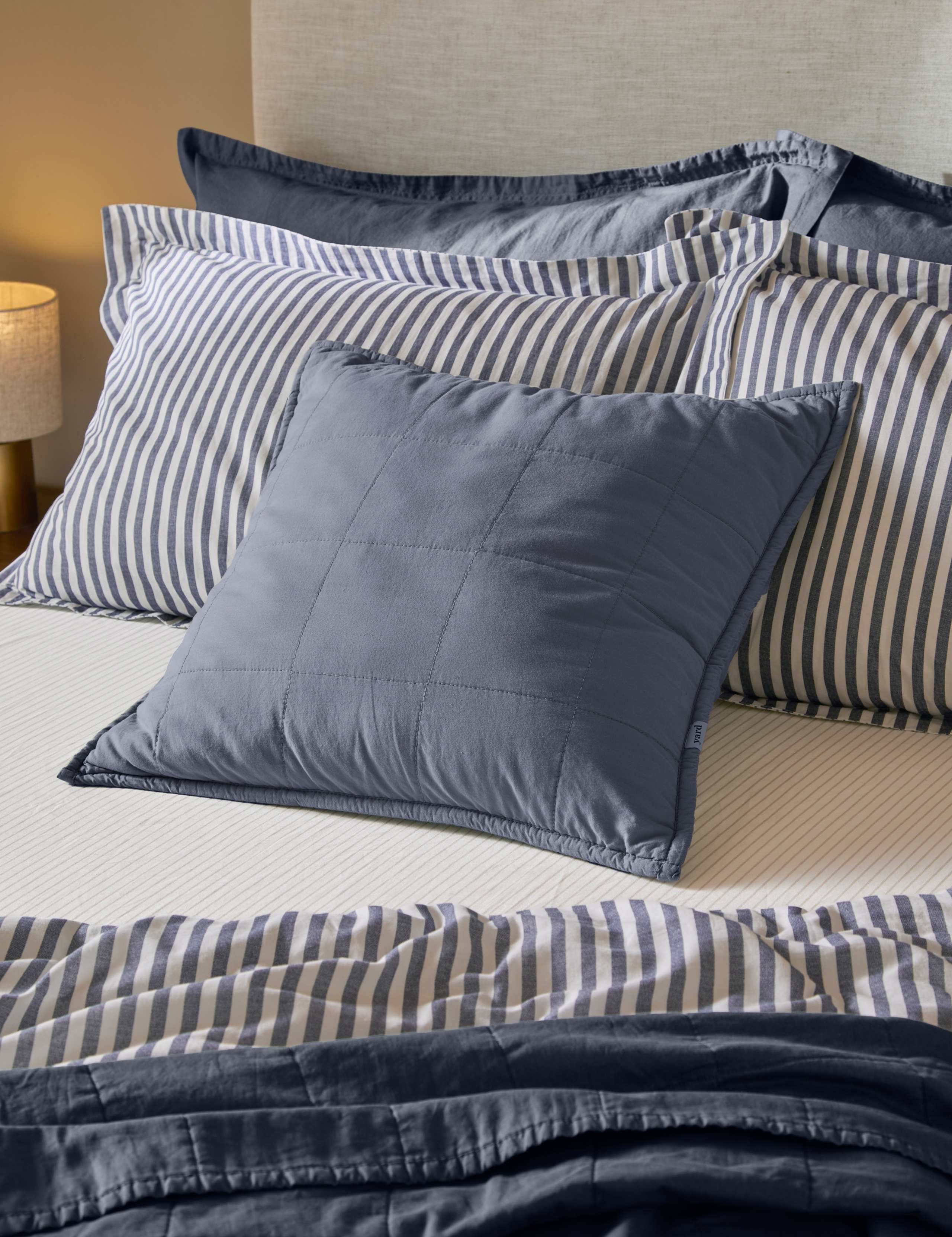 Hebden Quilted Cotton Cushion