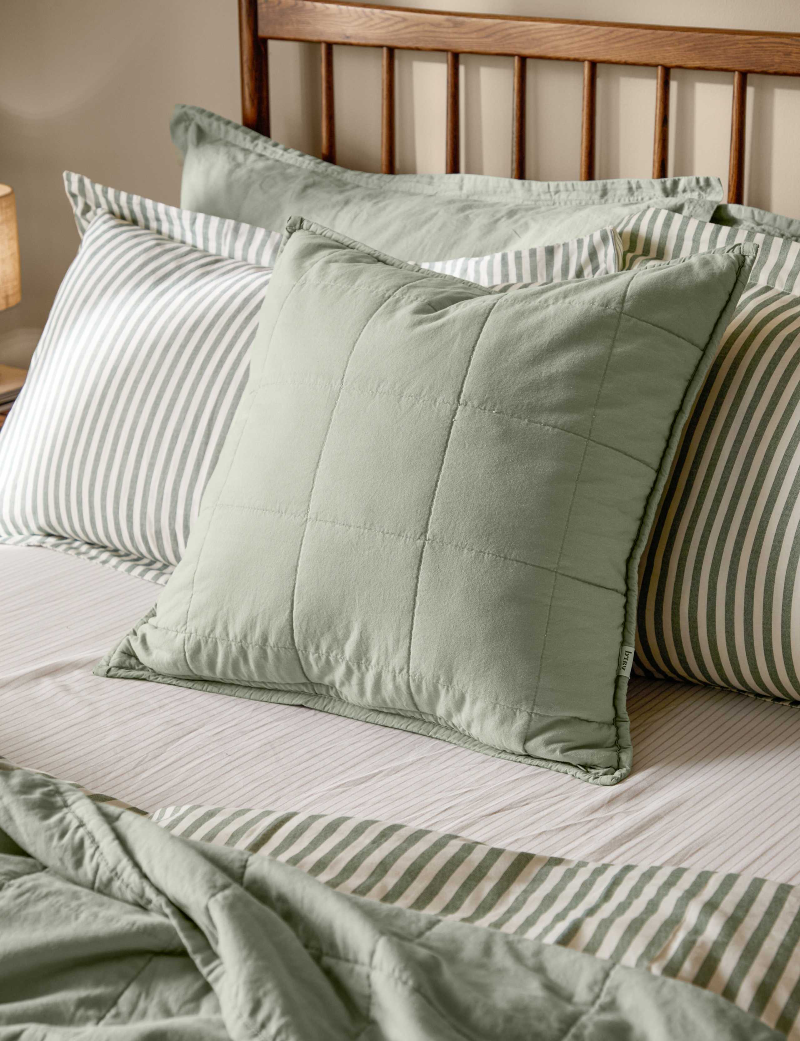 Hebden Quilted Cotton Cushion