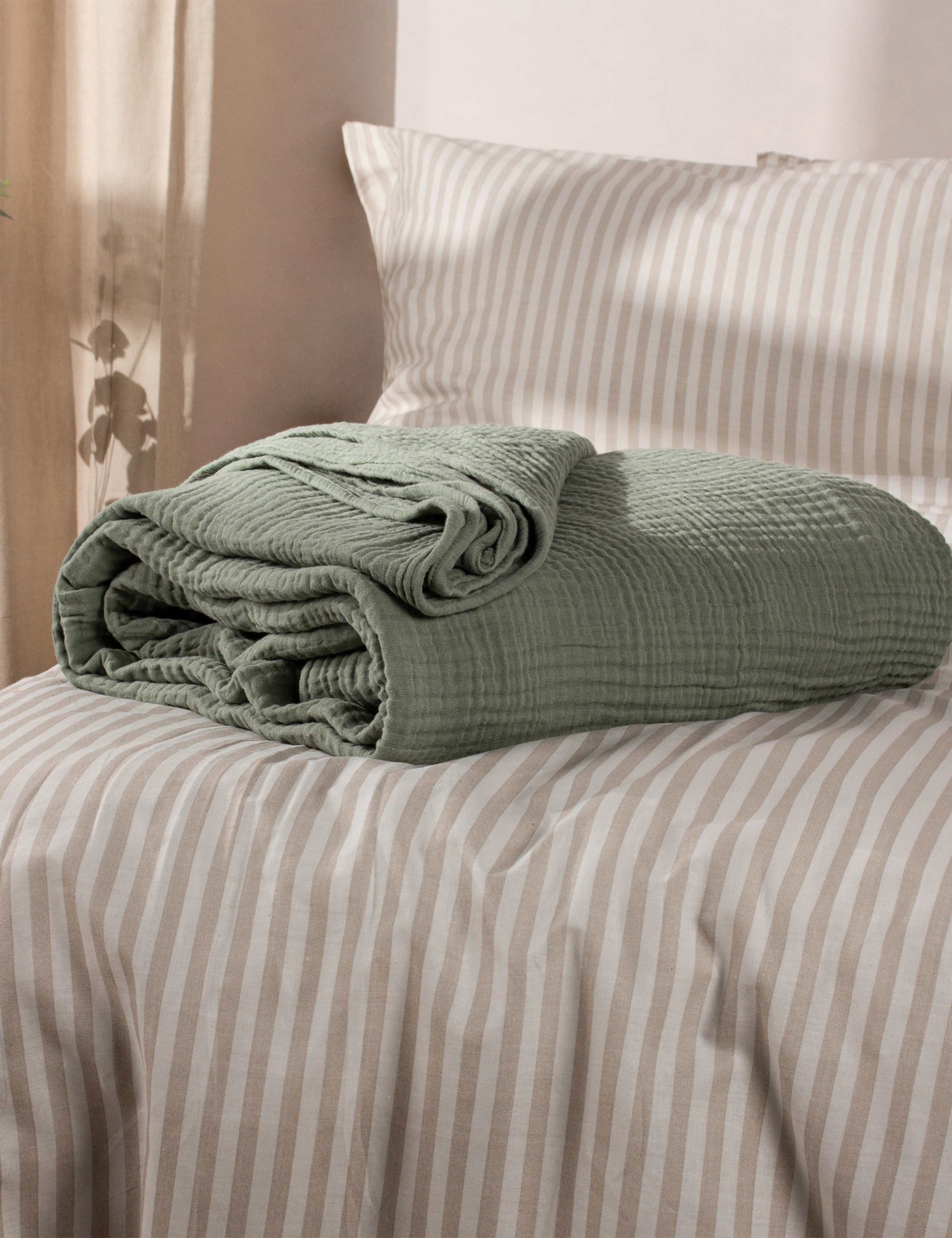 Pure Cotton Muslin Throw