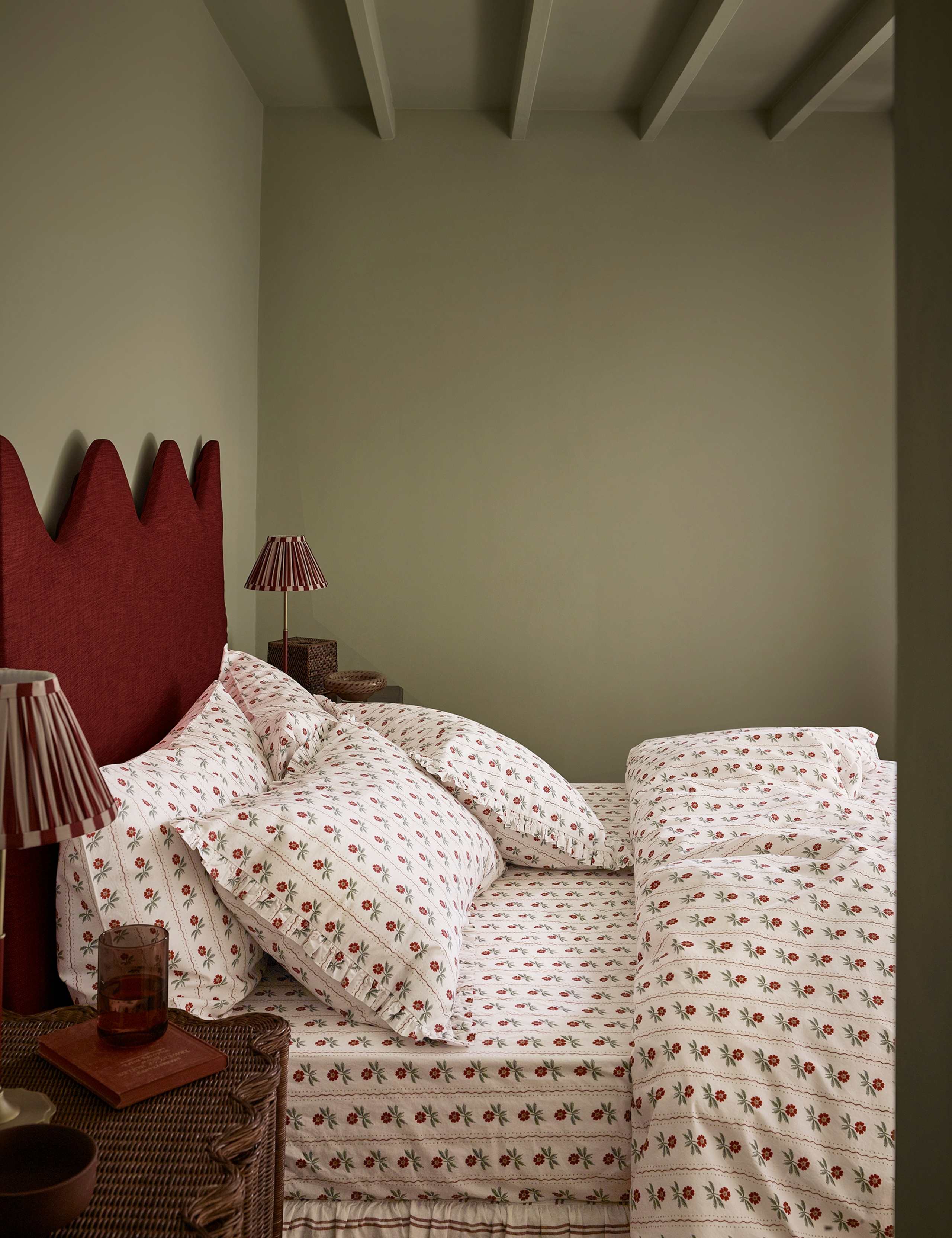 Pure Cotton Woodland Stripe Duvet Cover