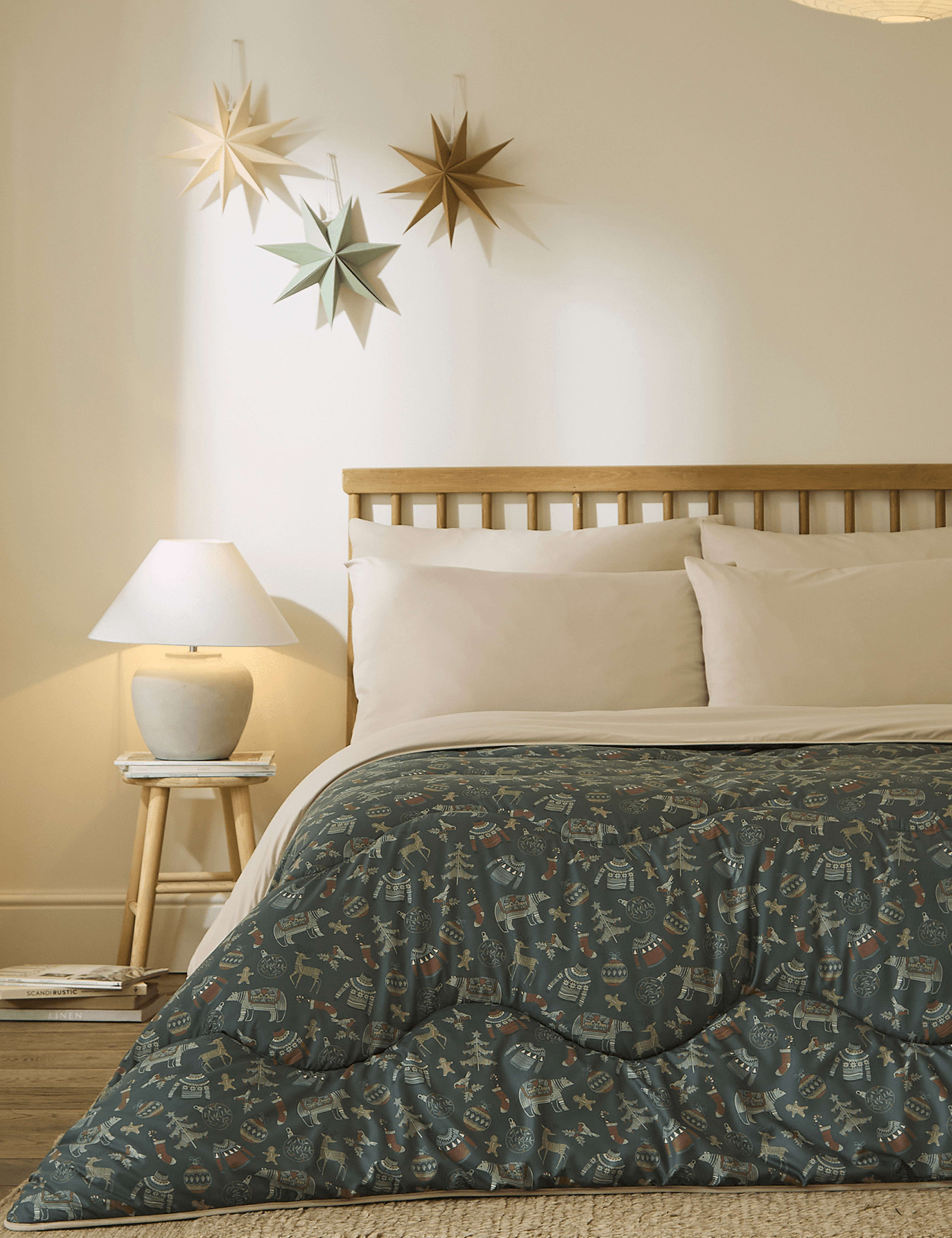Christmas 10.5 Tog Coverless Duvet & Pillowcase Set