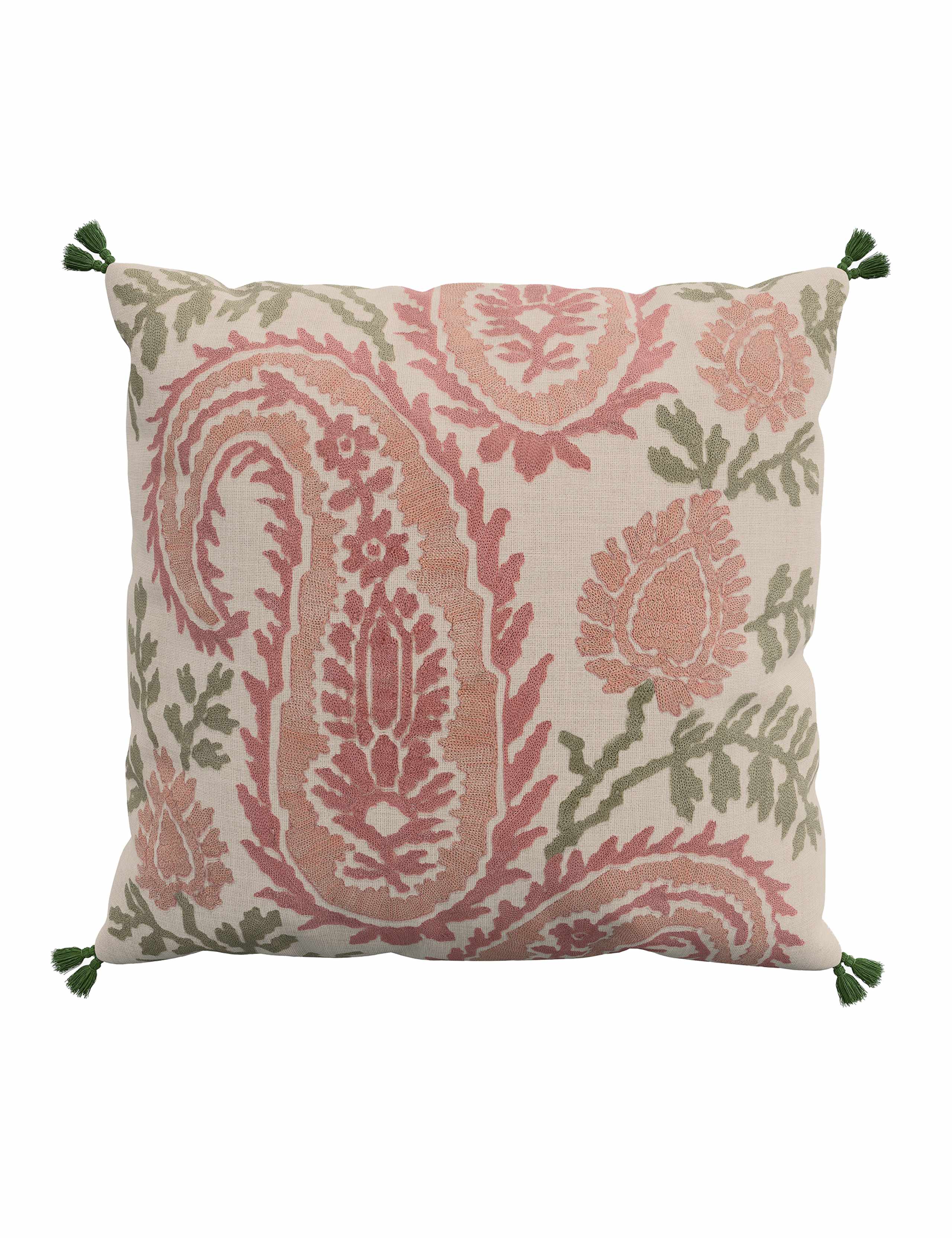 Pure Cotton Kashmir Paisley Cushion