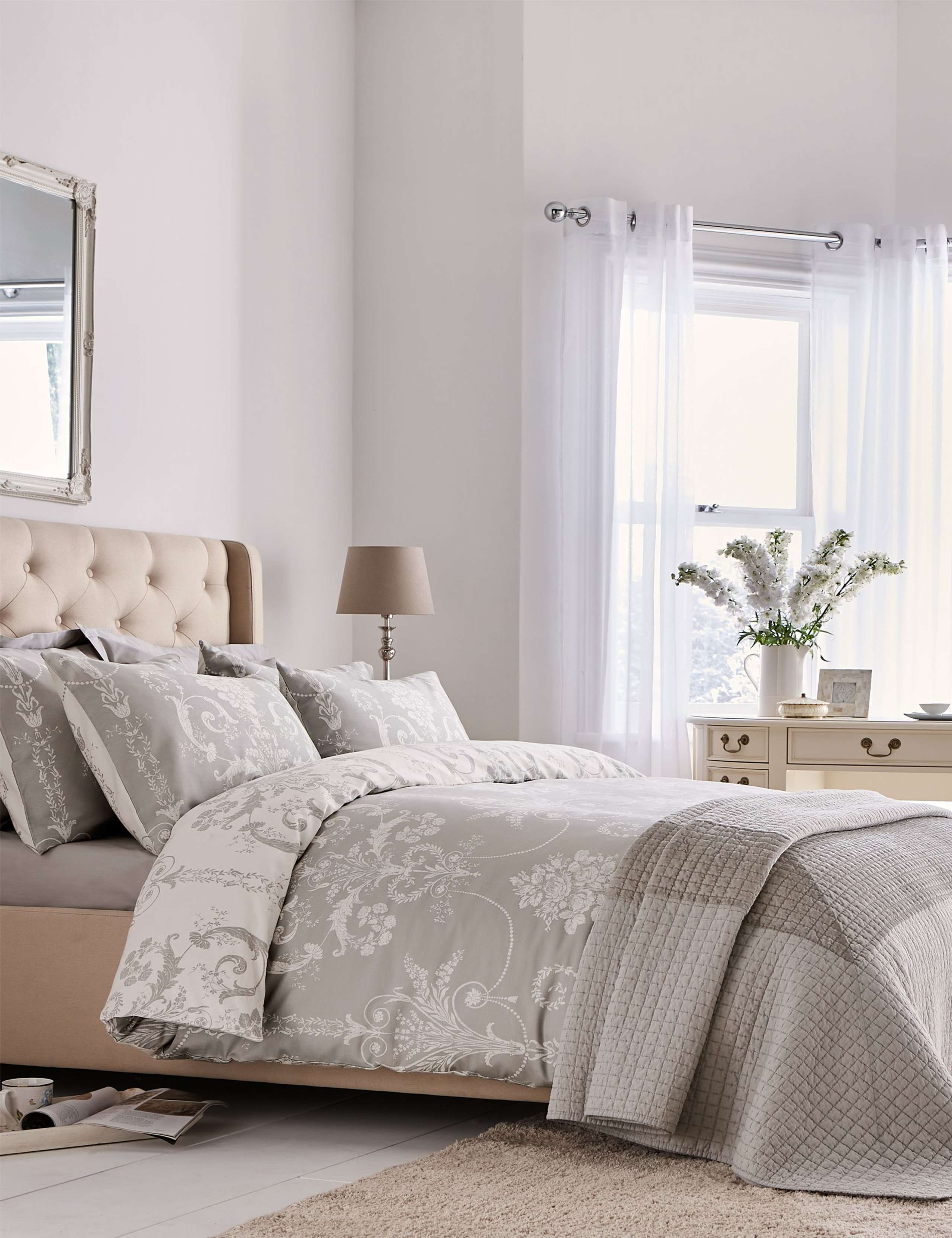 Pure Cotton Sateen Josette Bedding Set