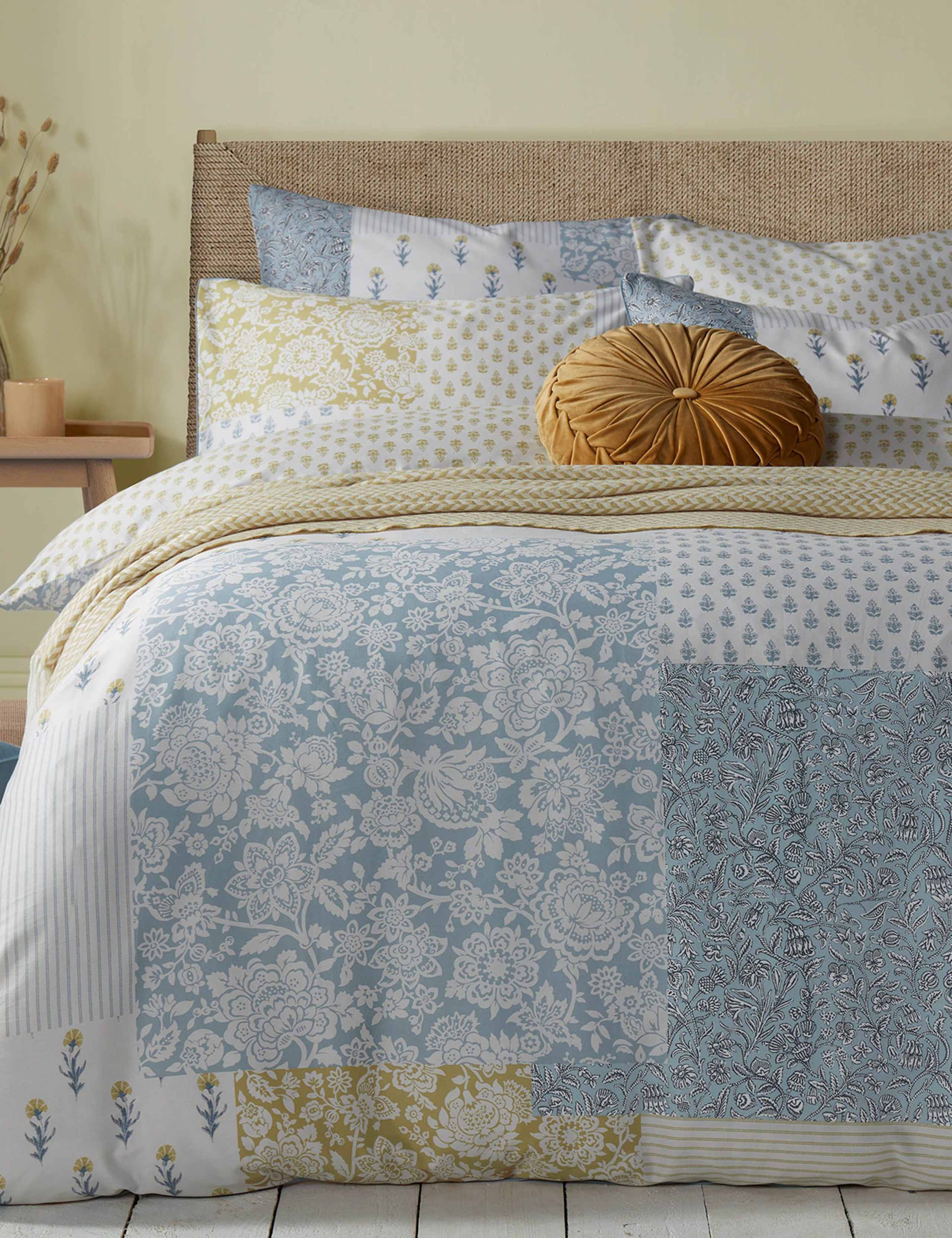 Pure Cotton Laurissa Patchwork Bedding Set